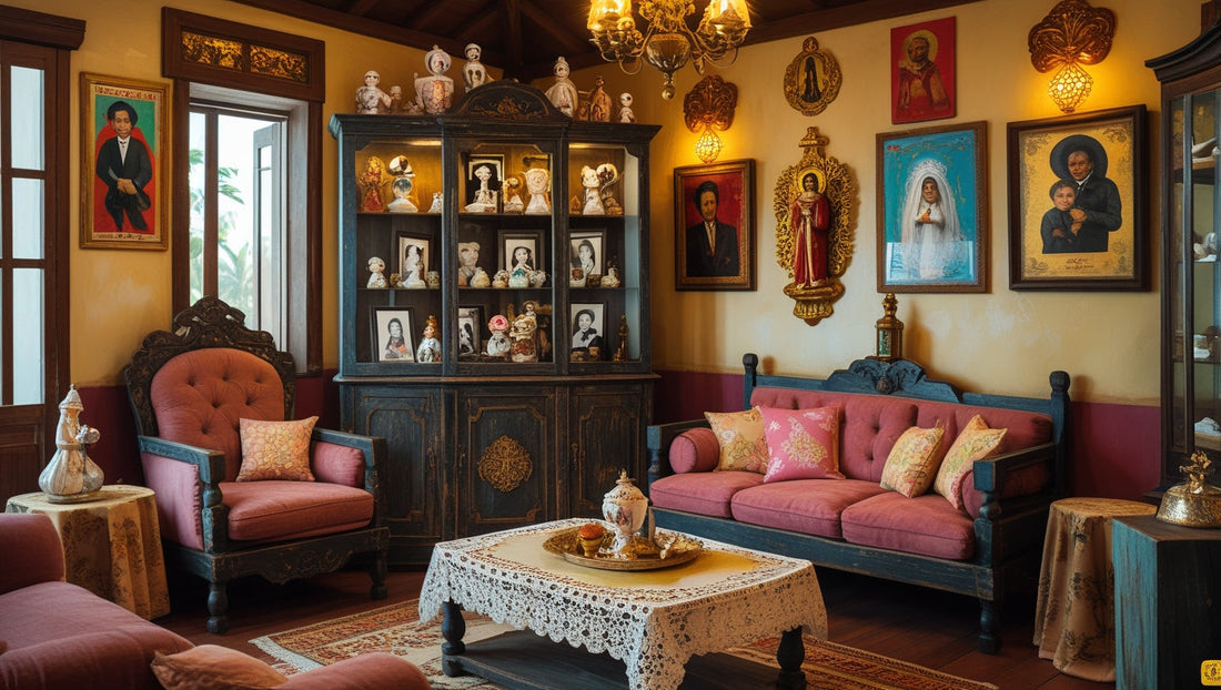 🖼️ Dans les salons réunionnais, les souvenirs n’ont jamais quitté la maison