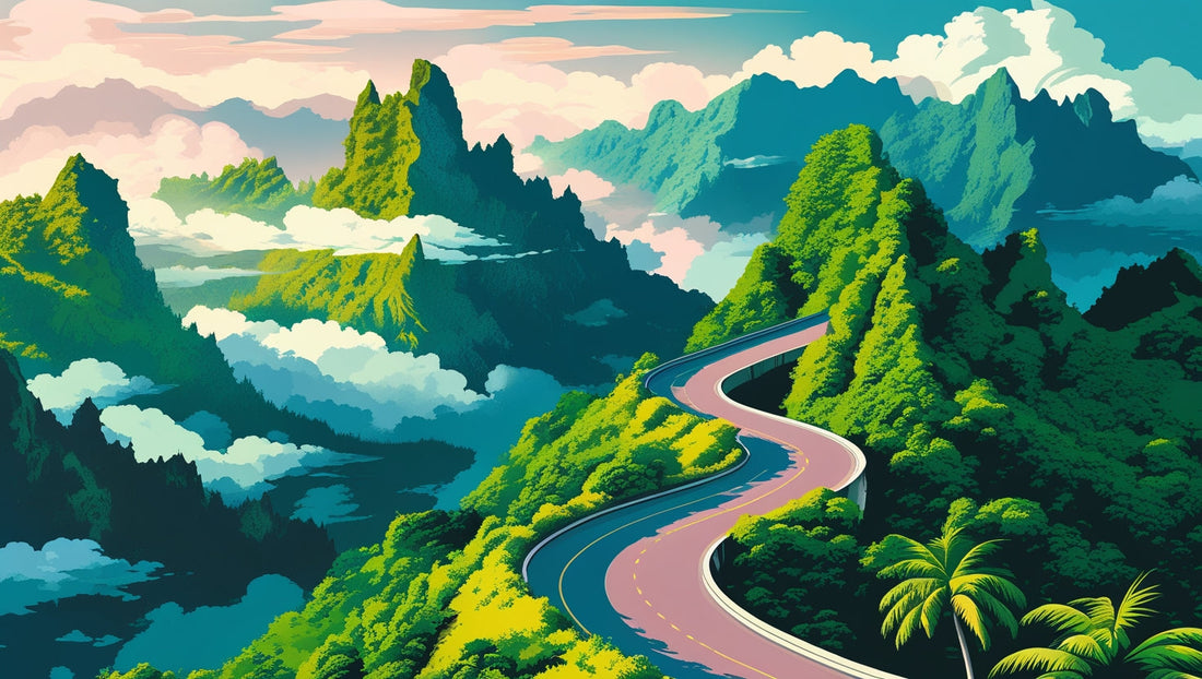 🚗 L’esthétique des routes sinueuses : une culture de la conduite à la Réunionnaise