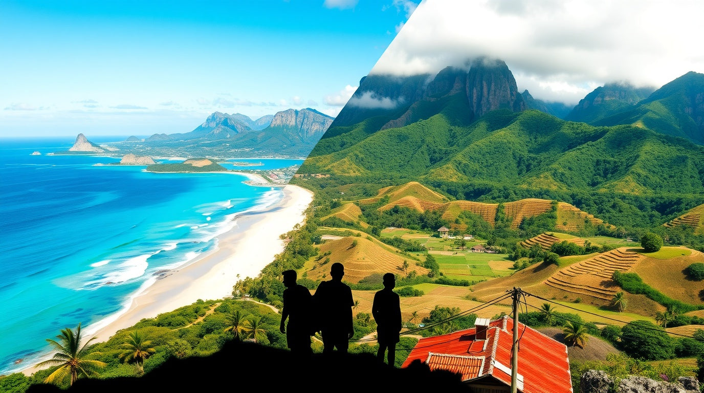 🌋🏖️🌄 La vie en altitude, en littoral ou dans les Hauts : trois cultures de vie sur une même île