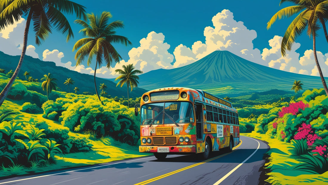 🚌 Le bus réunionnais : théâtre roulant de la vie créole