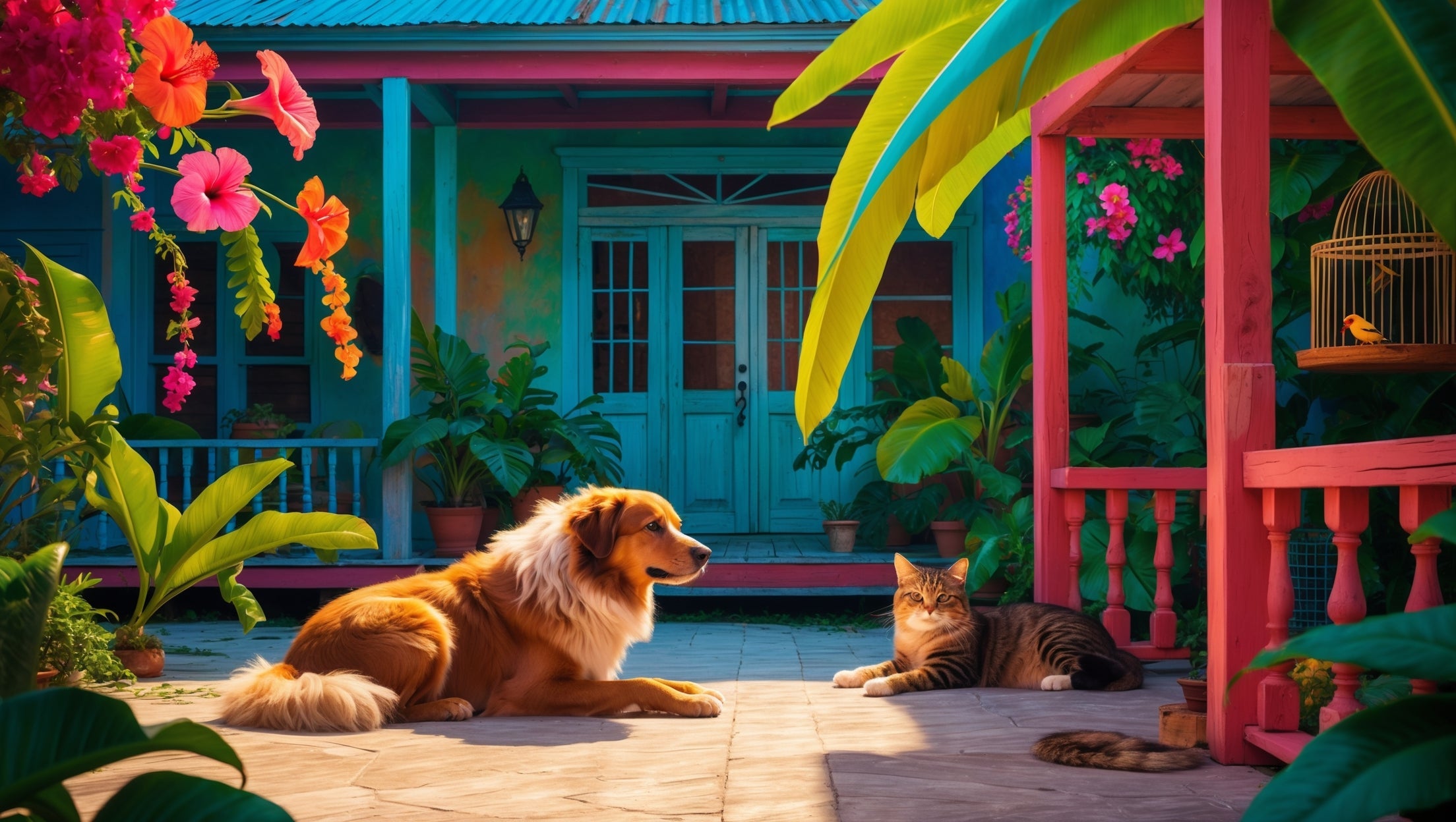 🐾 Les animaux domestiques à La Réunion : reflets intimes d’une culture