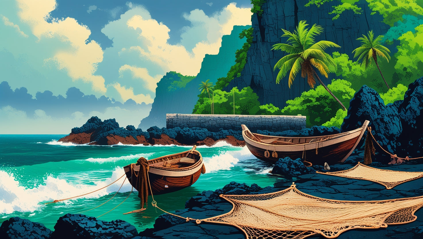 🌊 Les cabots, les radeaux, et les petits ports oubliés : La Réunion côté mer