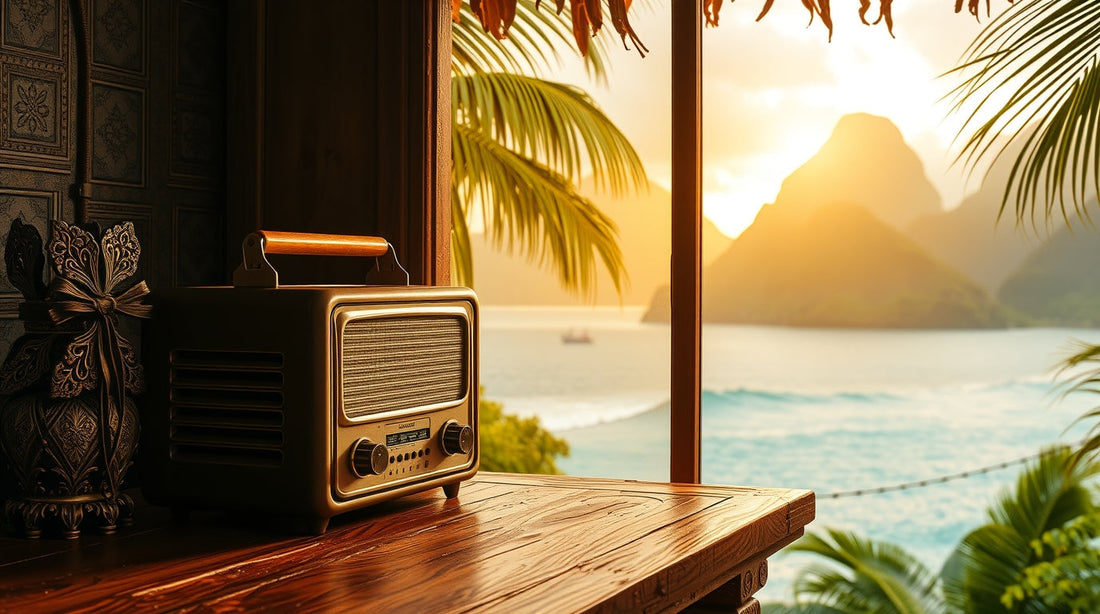 🎙️ Les débuts de la radio à La Réunion : quand l’île découvrait sa propre voix