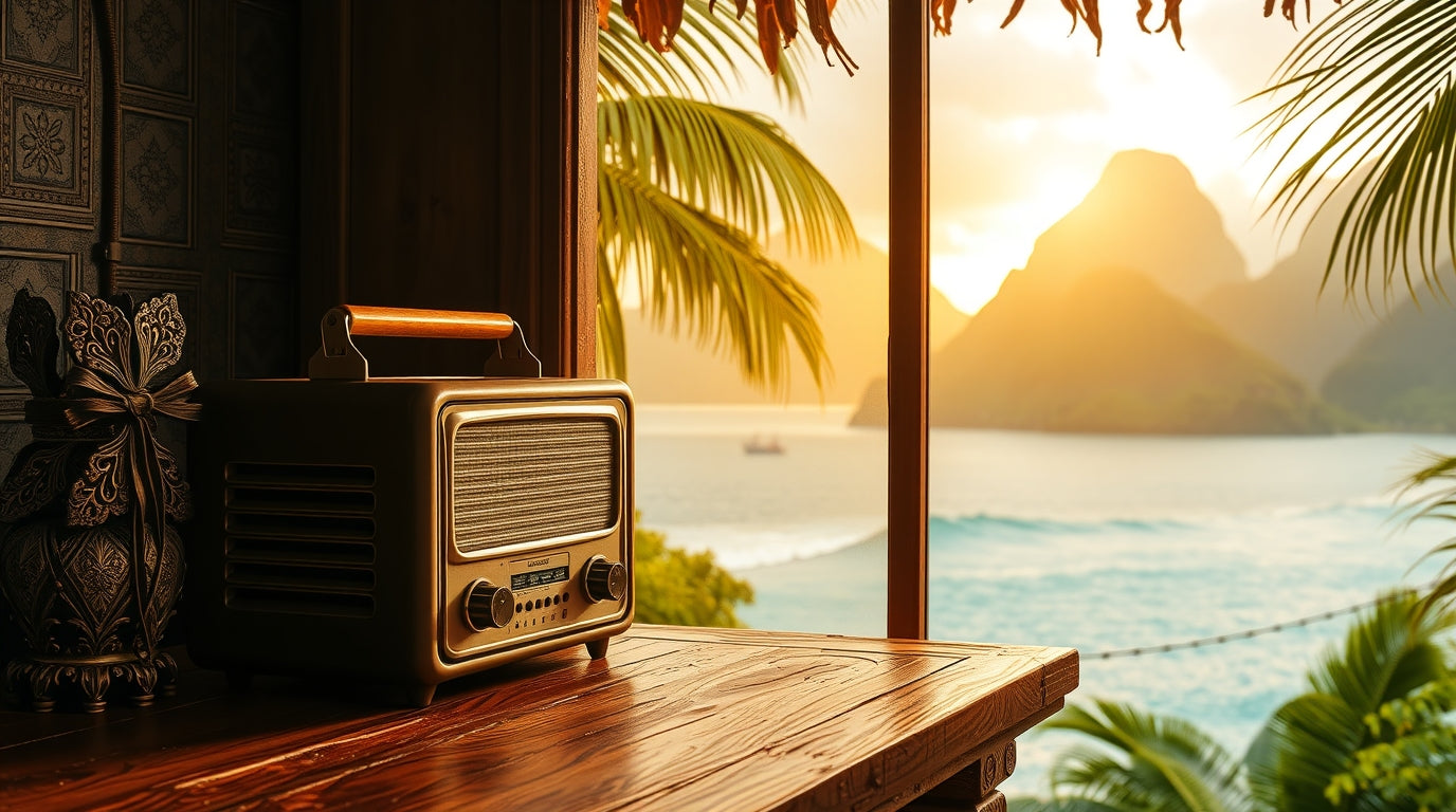 🎙️ Les débuts de la radio à La Réunion : quand l’île découvrait sa propre voix