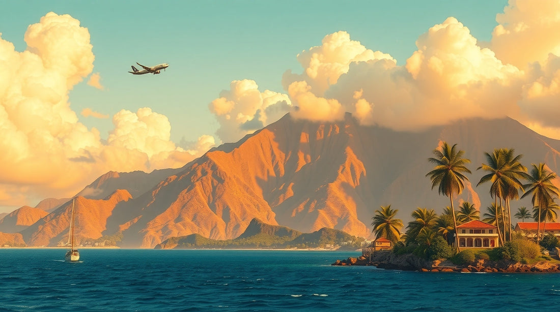 🌺 Les débuts du tourisme à La Réunion : quand le regard des voyageurs a façonné l’identité d’une île