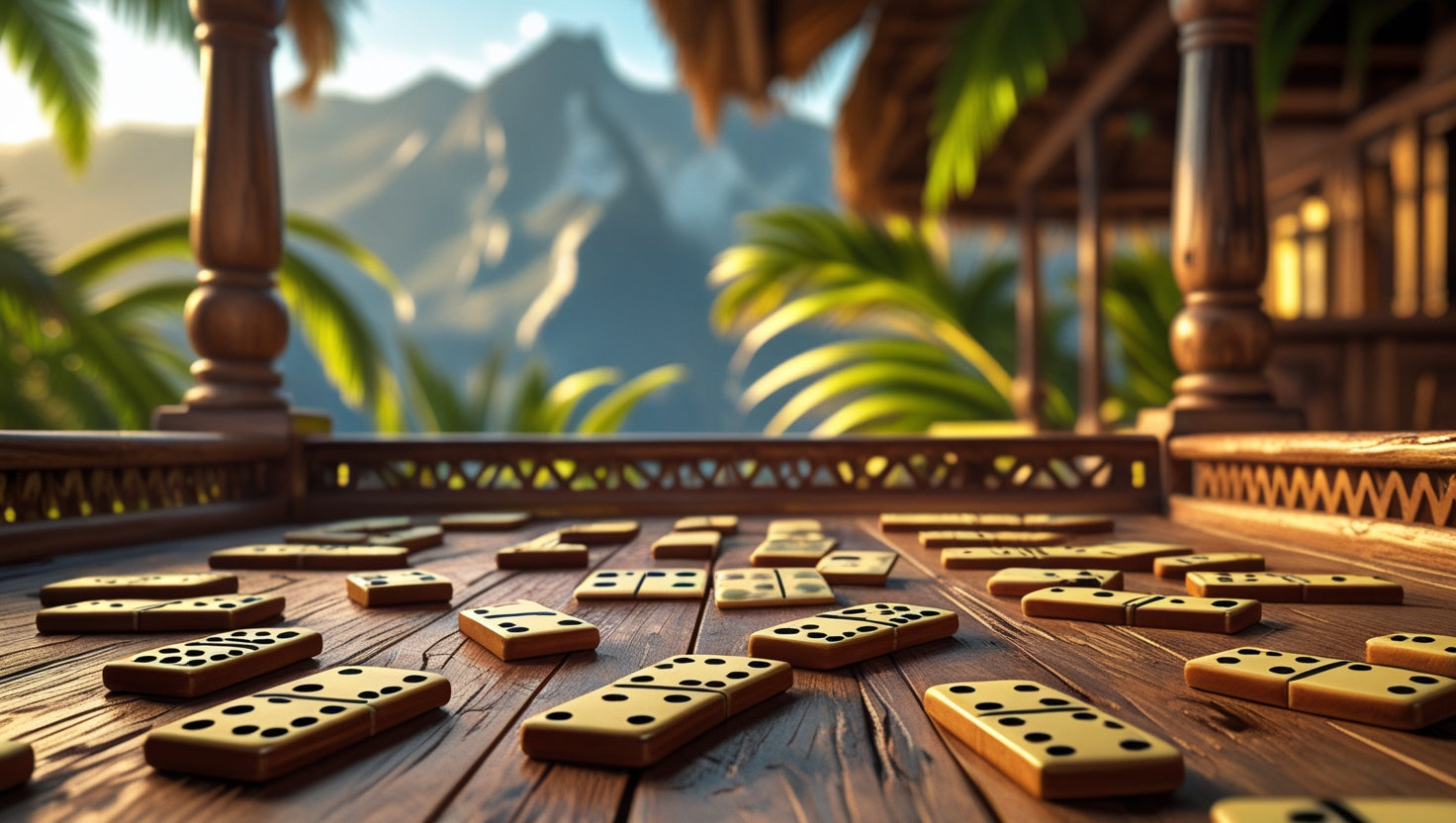 🎲 Les dominos à La Réunion : bien plus qu’un jeu, une culture silencieuse