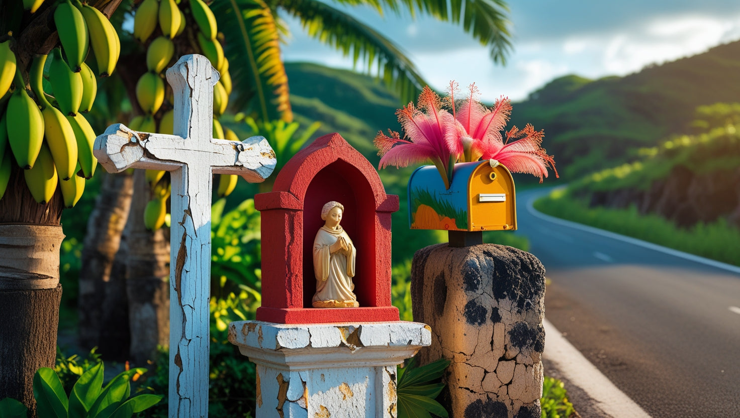 🛣️ Les objets de bord de route à La Réunion : petites choses, grandes histoires