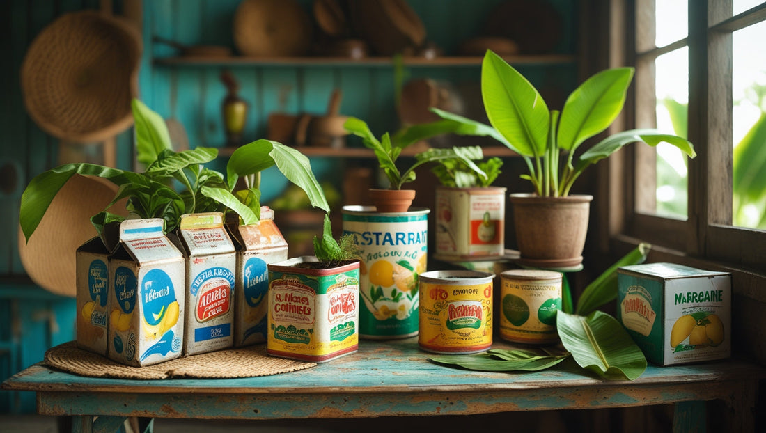 🧃 Quand les briques de jus deviennent contenants : l’art du recyclage créole à La Réunion