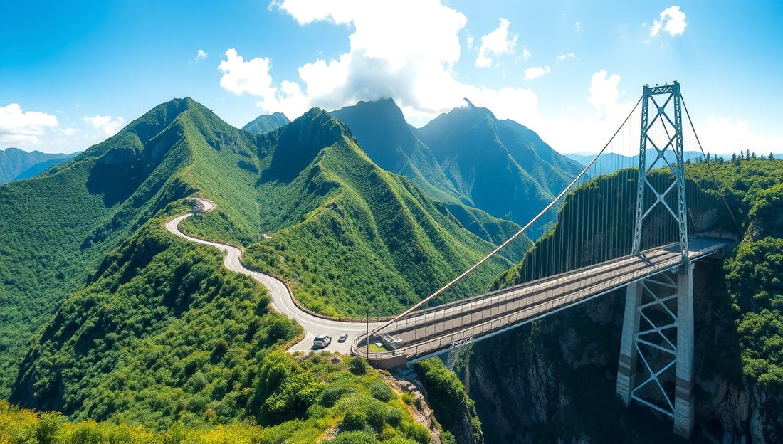 🌉 Routes et ponts de montagne : les artères vitales de La Réunion