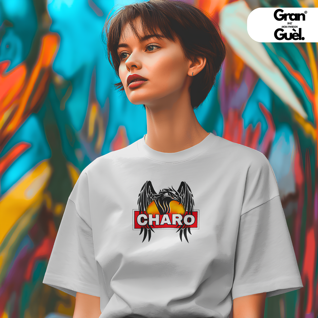 GG - KRÉOL ICONIK - T-Shirt Unisexe - Imprimé "CHARO"