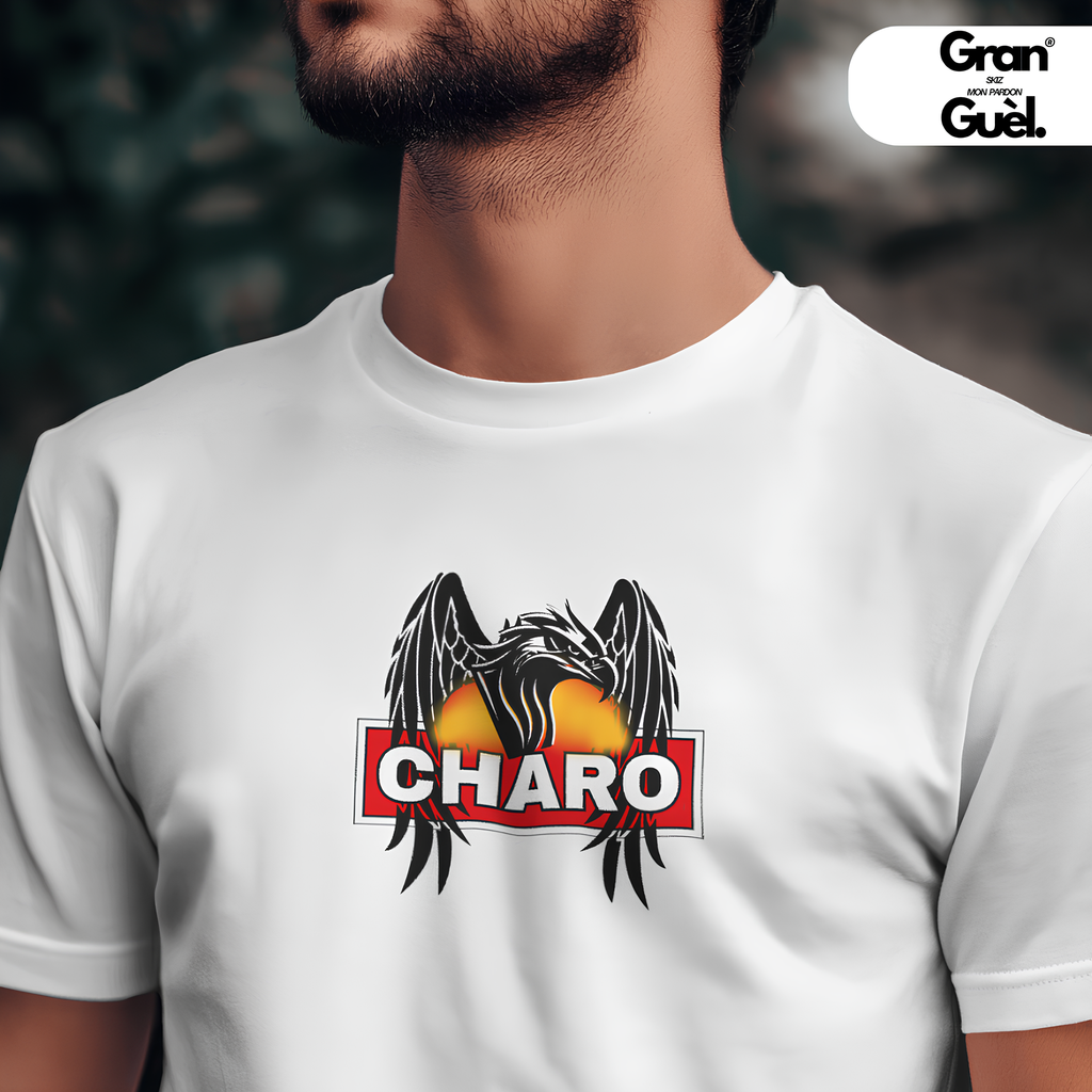 GG - KRÉOL ICONIK - T-Shirt Unisexe - Imprimé "CHARO"