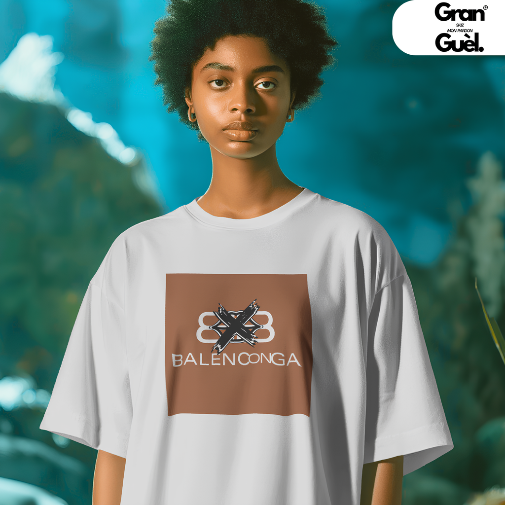 GG - KRÉOL ICONIK - T-Shirt Unisexe - Imprimé "BALENCONGA"
