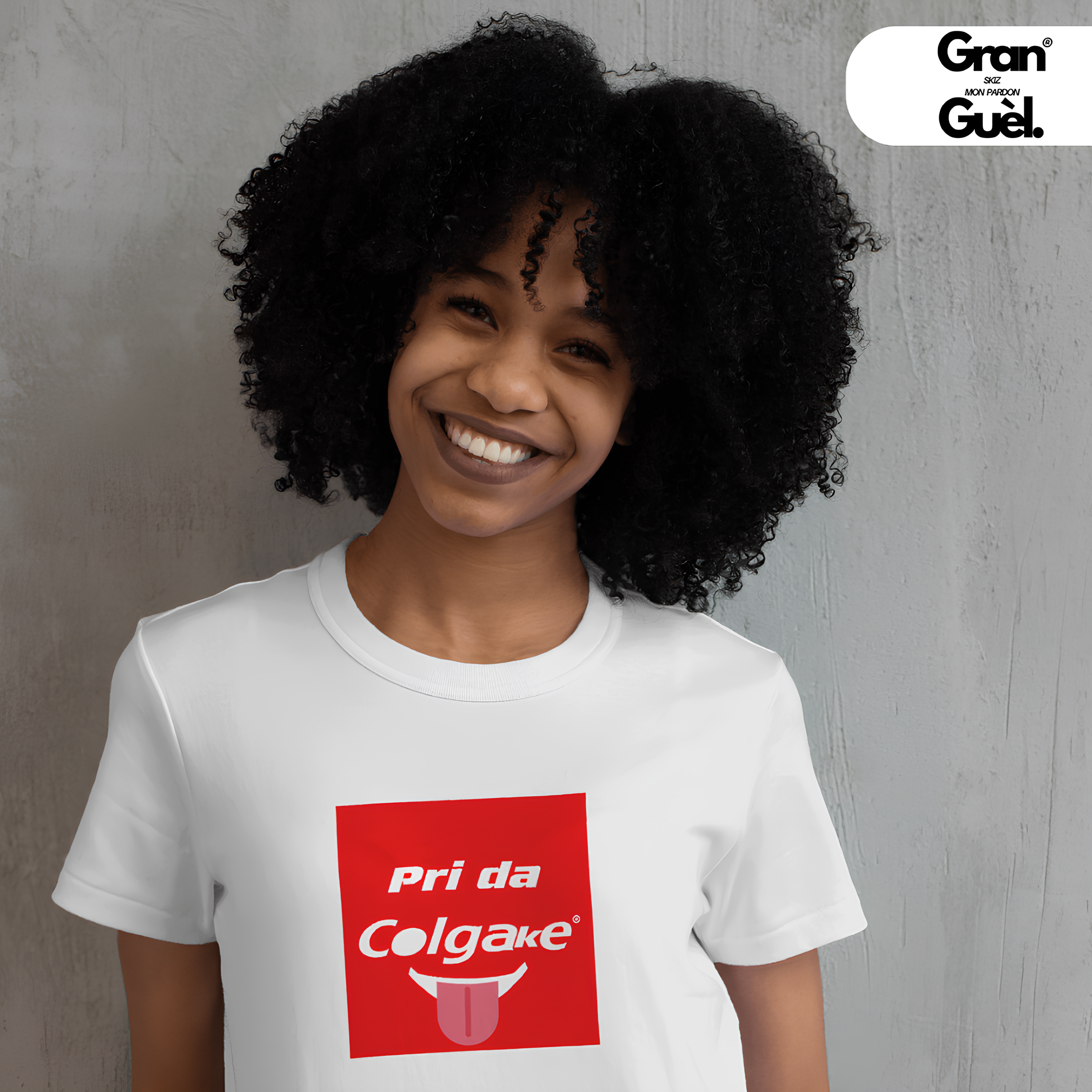 GG - KRÉOL ICONIK - T-Shirt Unisexe - Imprimé "PRI DA COLGAKE"