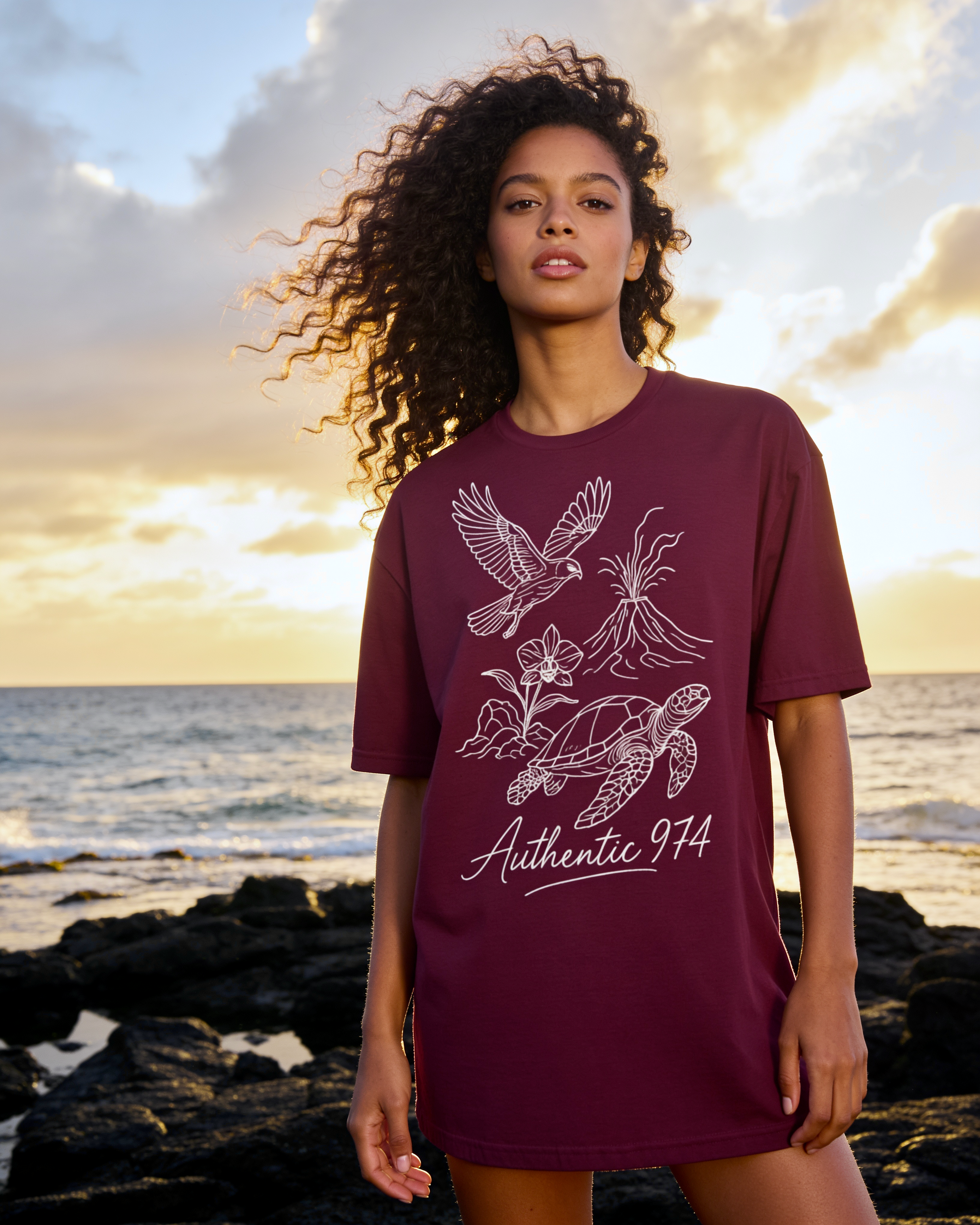 GRAN GUÈL - 100%  La Réunion - T-Shirt unisexe - "AUTHENTIC 974"