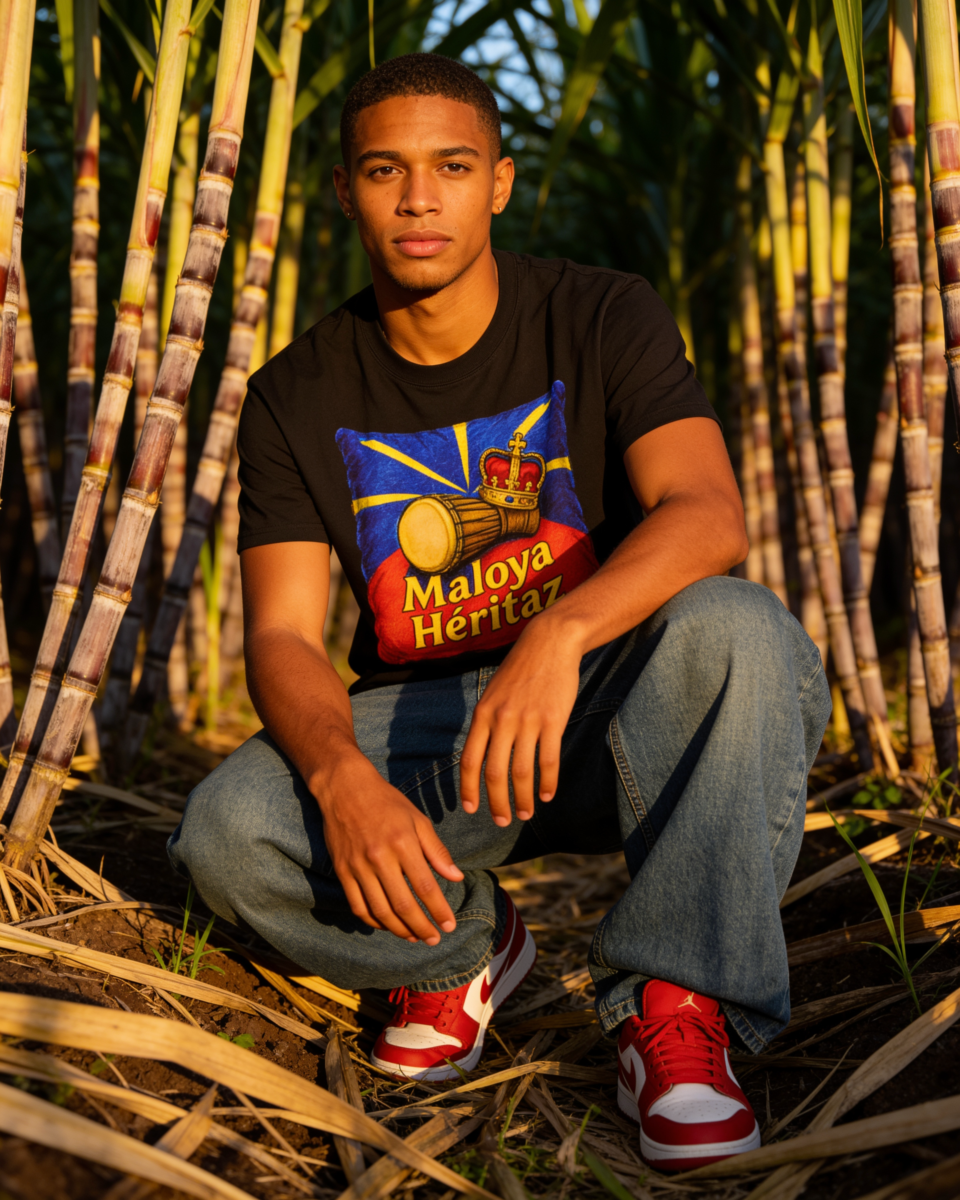 GRAN GUÈL - 100%  La Réunion - T-Shirt unisexe - "MALOYA HÉRITAZ (2)"