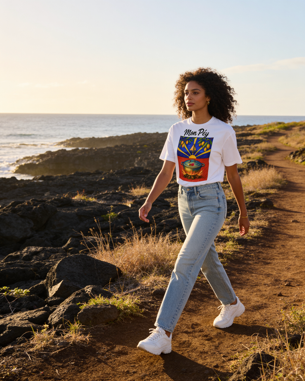 GRAN GUÈL - 100%  La Réunion - T-Shirt unisexe - "MON PÉY (3)"