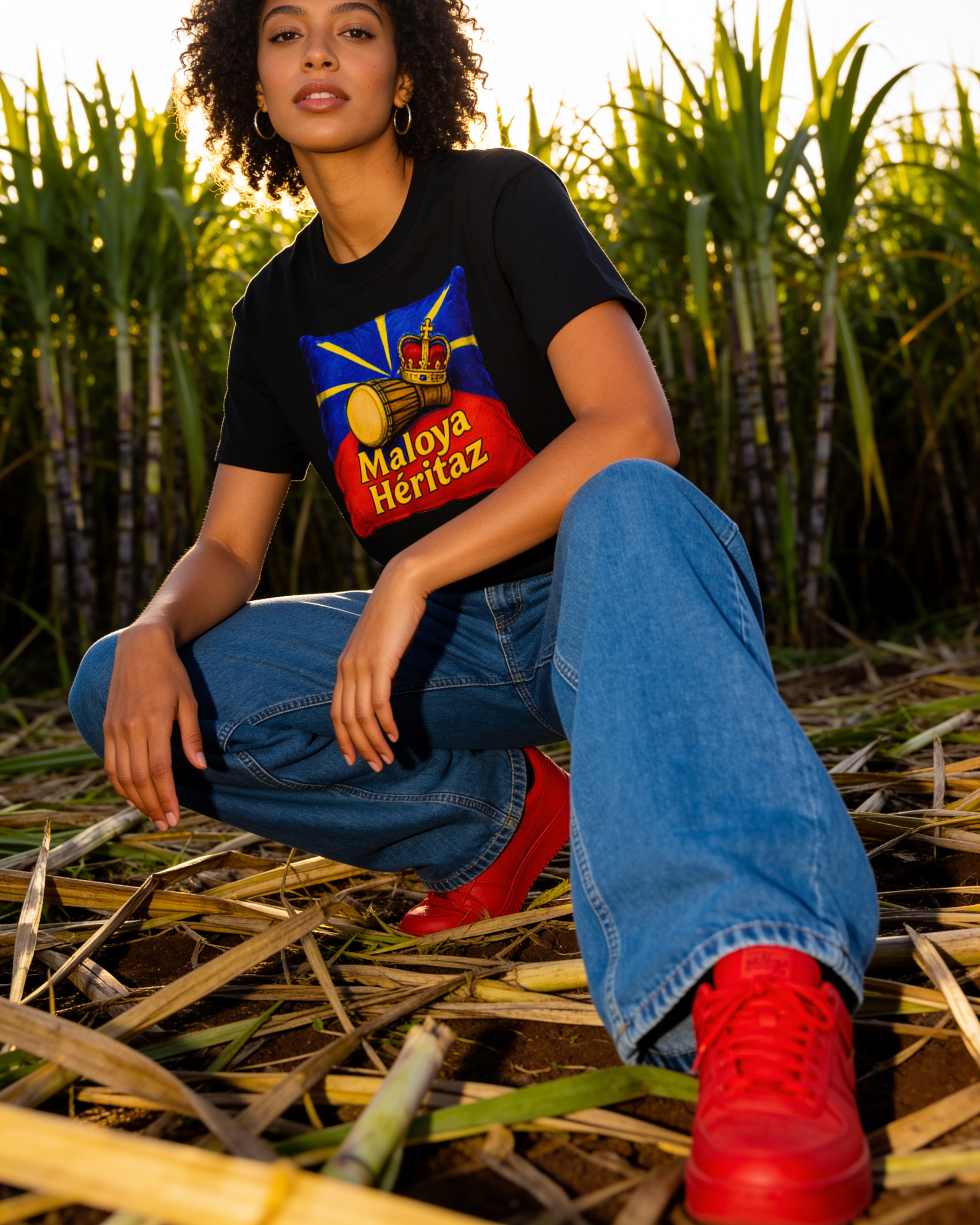 GRAN GUÈL - 100%  La Réunion - T-Shirt unisexe - "MALOYA HÉRITAZ (2)"