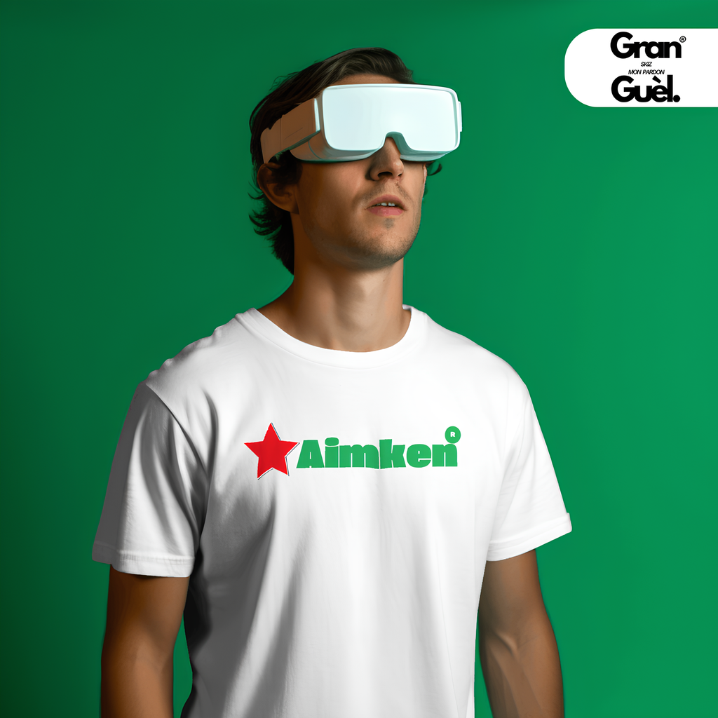 GG - KRÉOL TOUCH - T-Shirt unisexe - Imprimé "AIMKEN"