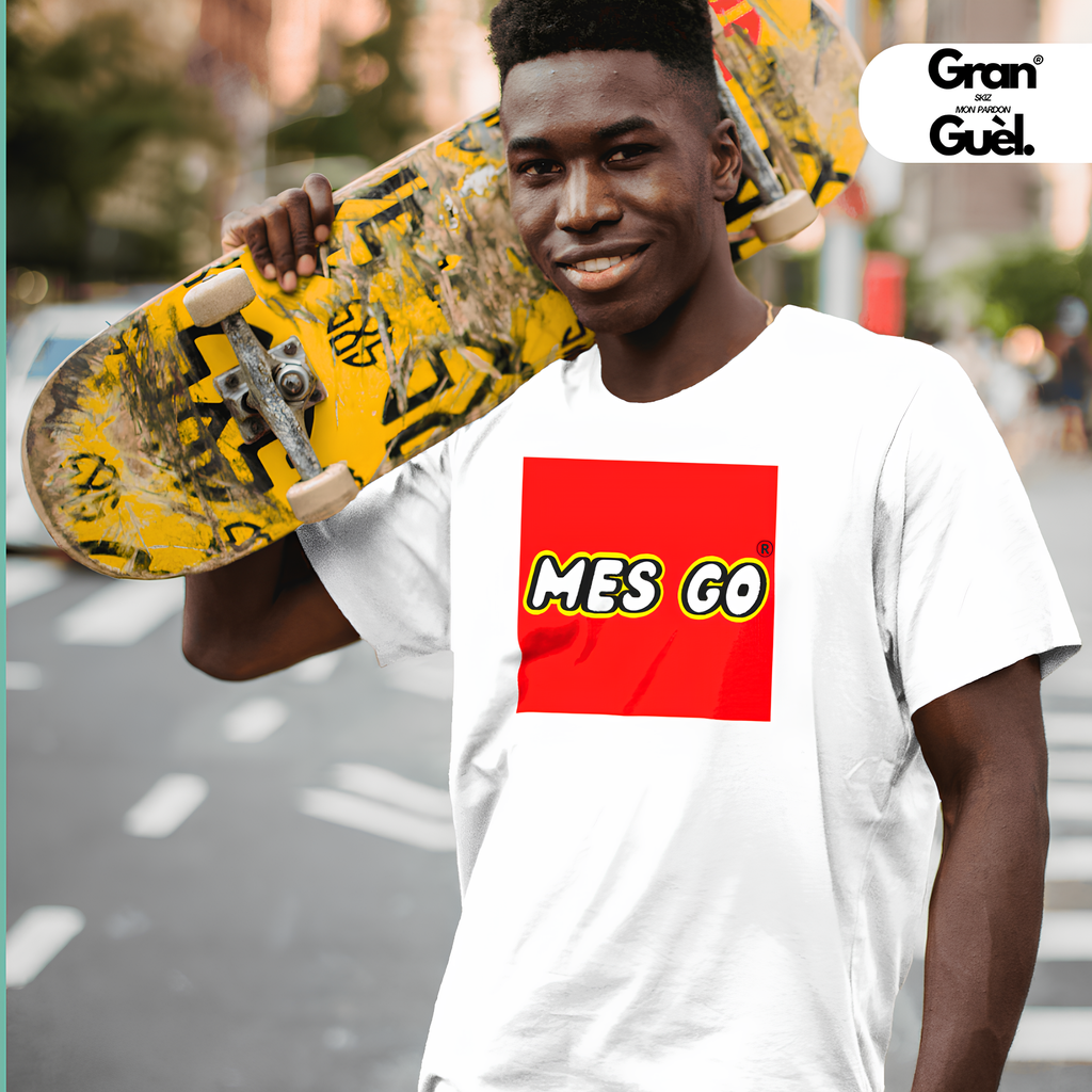 GG - KRÉOL TOUCH - T-Shirt unisexe - Imprimé "MES GO"