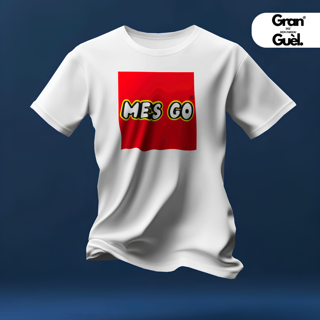 GG - KRÉOL TOUCH - T-Shirt unisexe - Imprimé "MES GO"