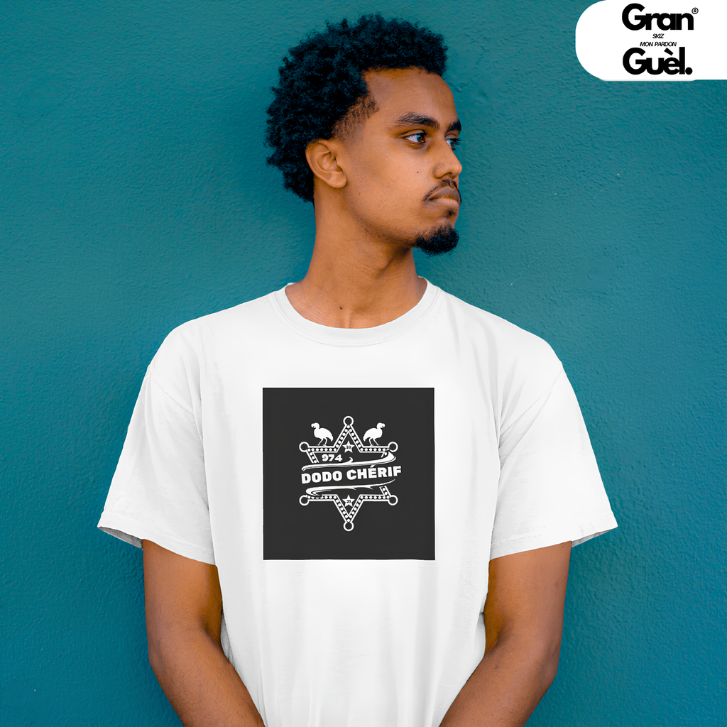 GG - KRÉOL TOUCH - T-Shirt unisexe - Imprimé "DODO CHÉRIF"