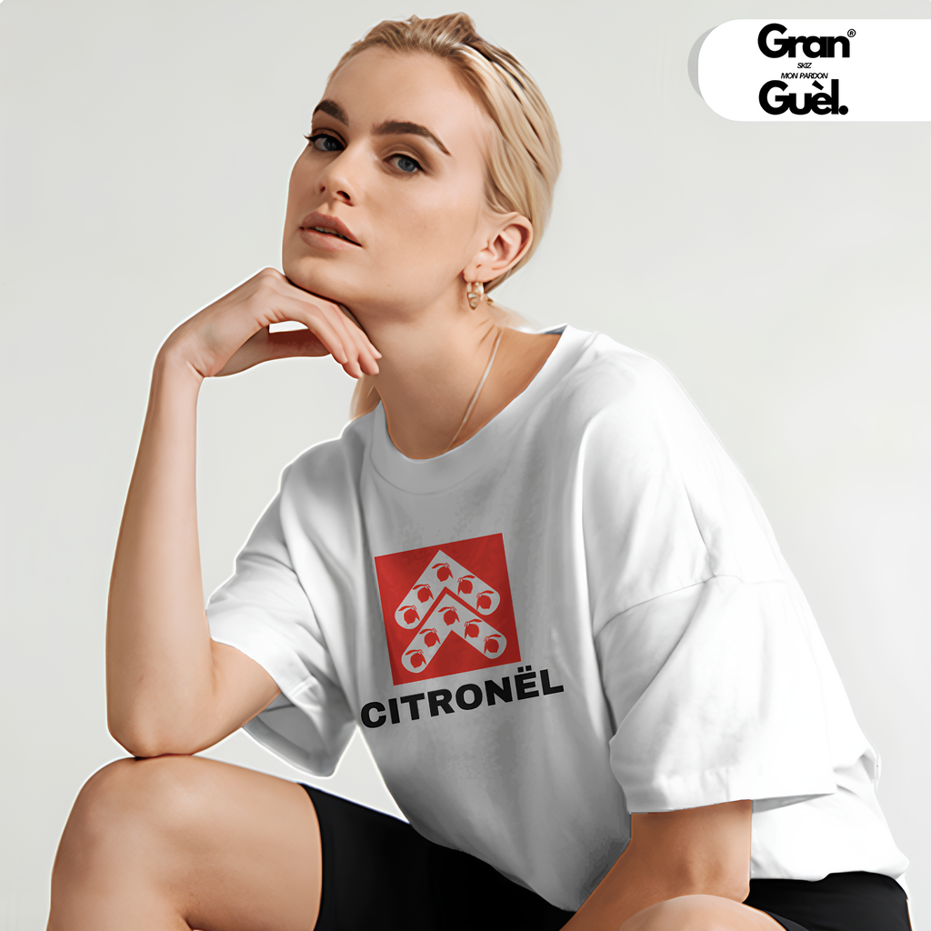 GG - KRÉOL ICONIK - T-Shirt Unisexe - Imprimé "CITRONËL"