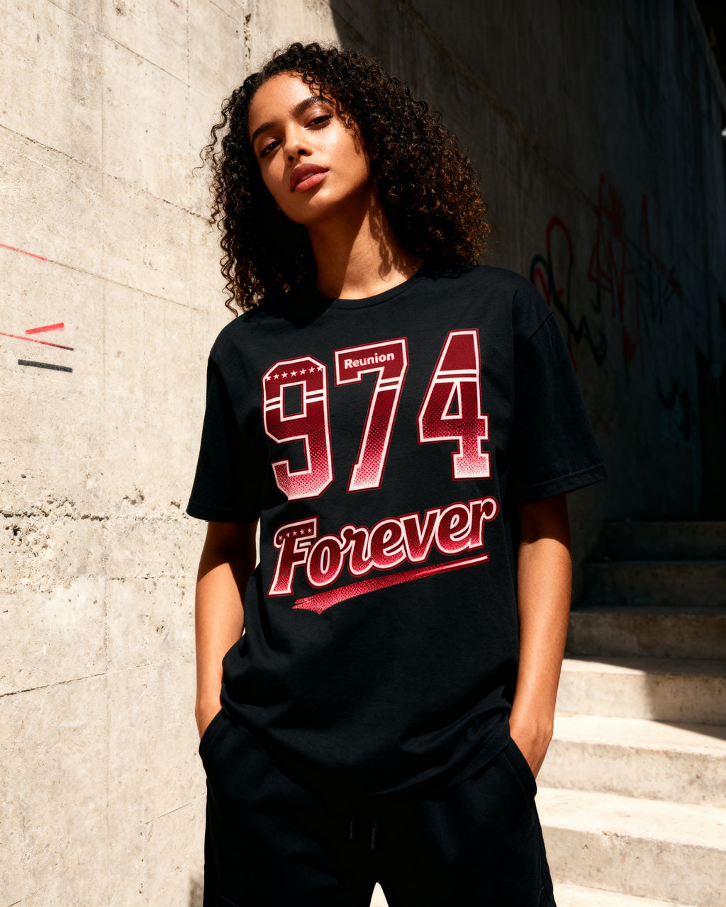 GRAN GUÈL - 100%  La Réunion - T-Shirt unisexe - "974 FOREVER"