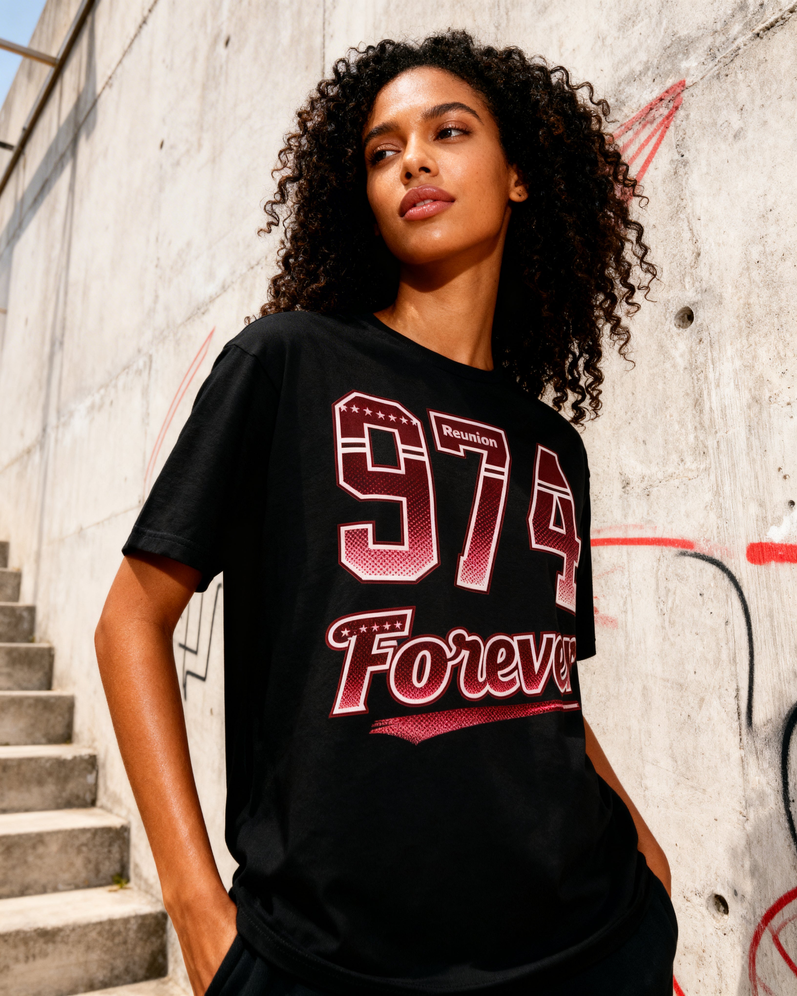 GRAN GUÈL - 100%  La Réunion - T-Shirt unisexe - "974 FOREVER"