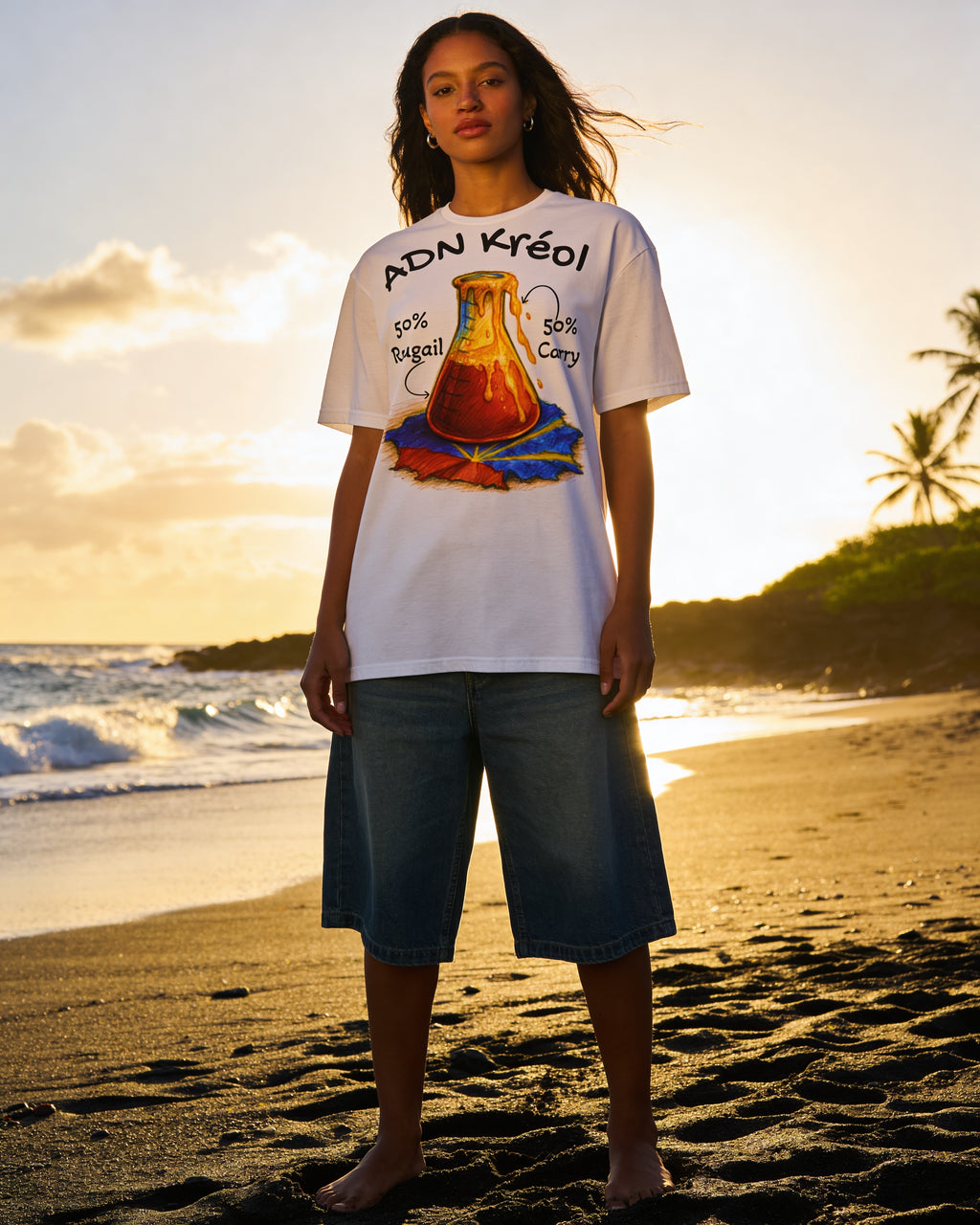 GRAN GUÈL - 100%  La Réunion - T-Shirt unisexe - "ADN KRÉOL"