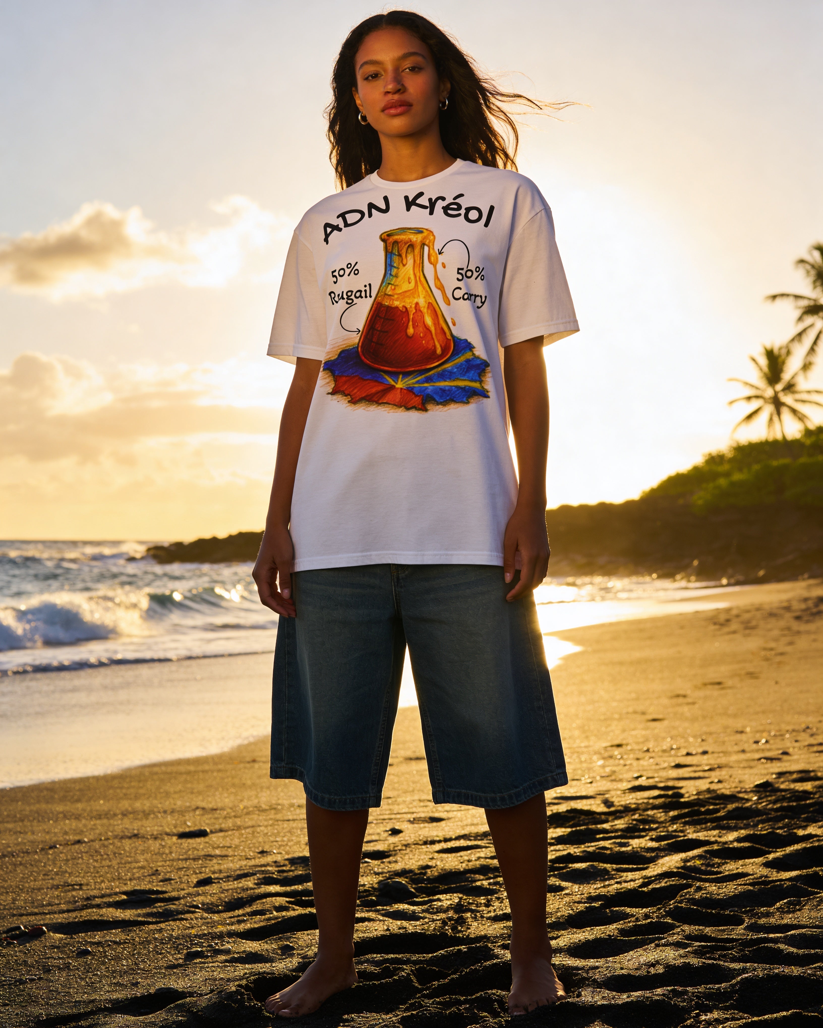 GRAN GUÈL - 100%  La Réunion - T-Shirt unisexe - "ADN KRÉOL"