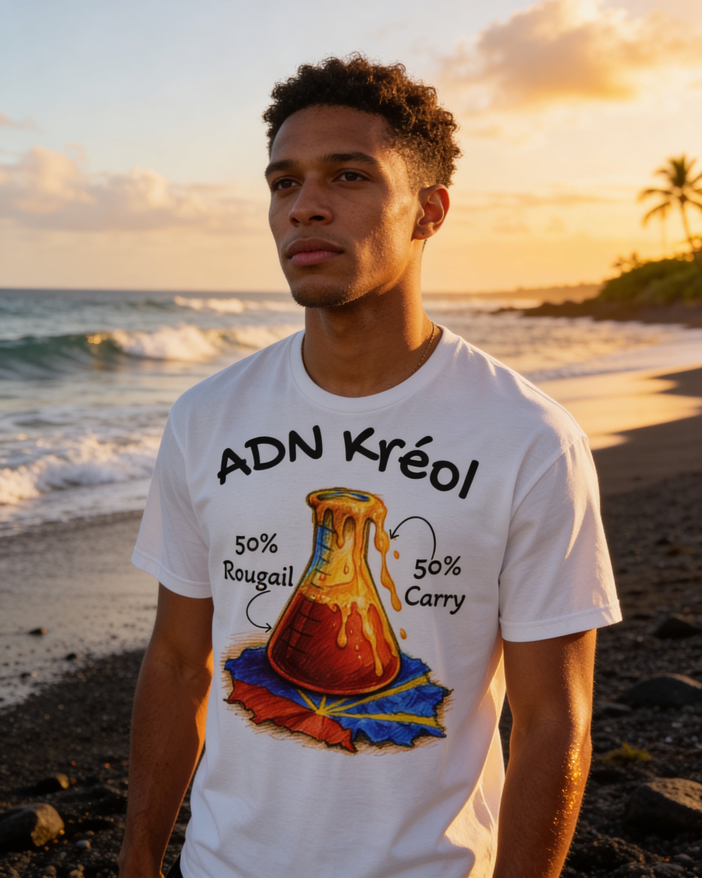 GRAN GUÈL - 100%  La Réunion - T-Shirt unisexe - "ADN KRÉOL"