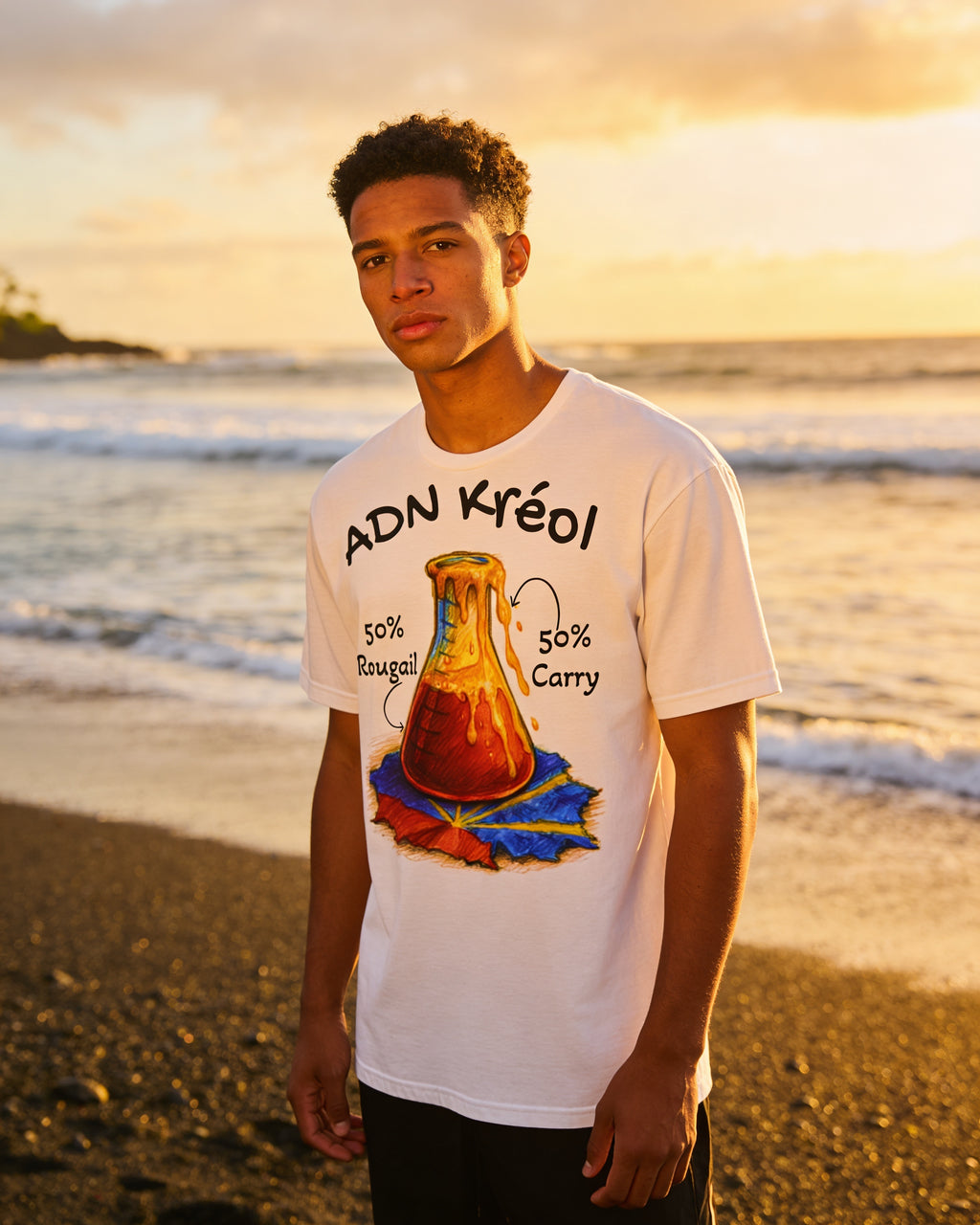 GRAN GUÈL - 100%  La Réunion - T-Shirt unisexe - "ADN KRÉOL"