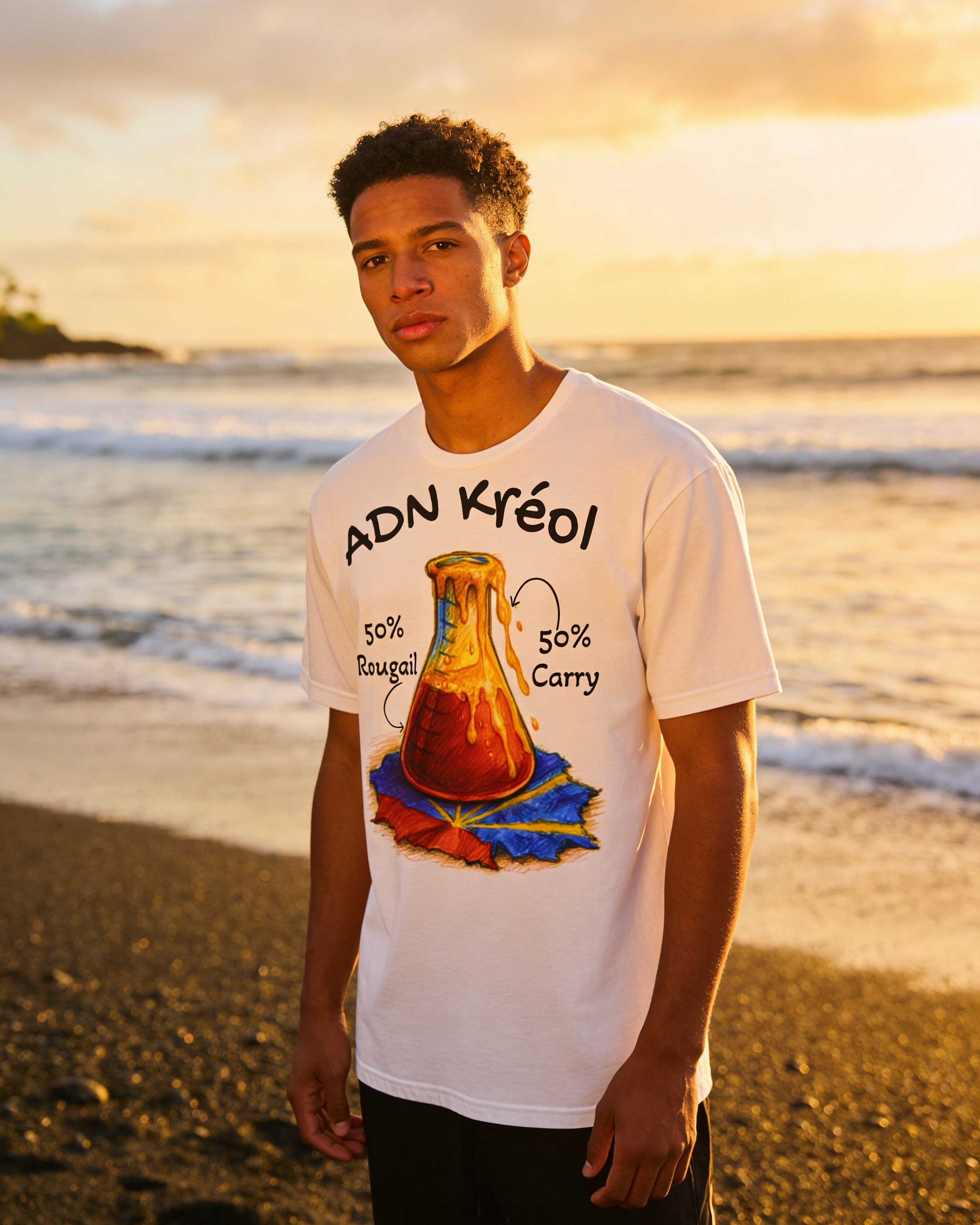 GRAN GUÈL - 100%  La Réunion - T-Shirt unisexe - "ADN KRÉOL"