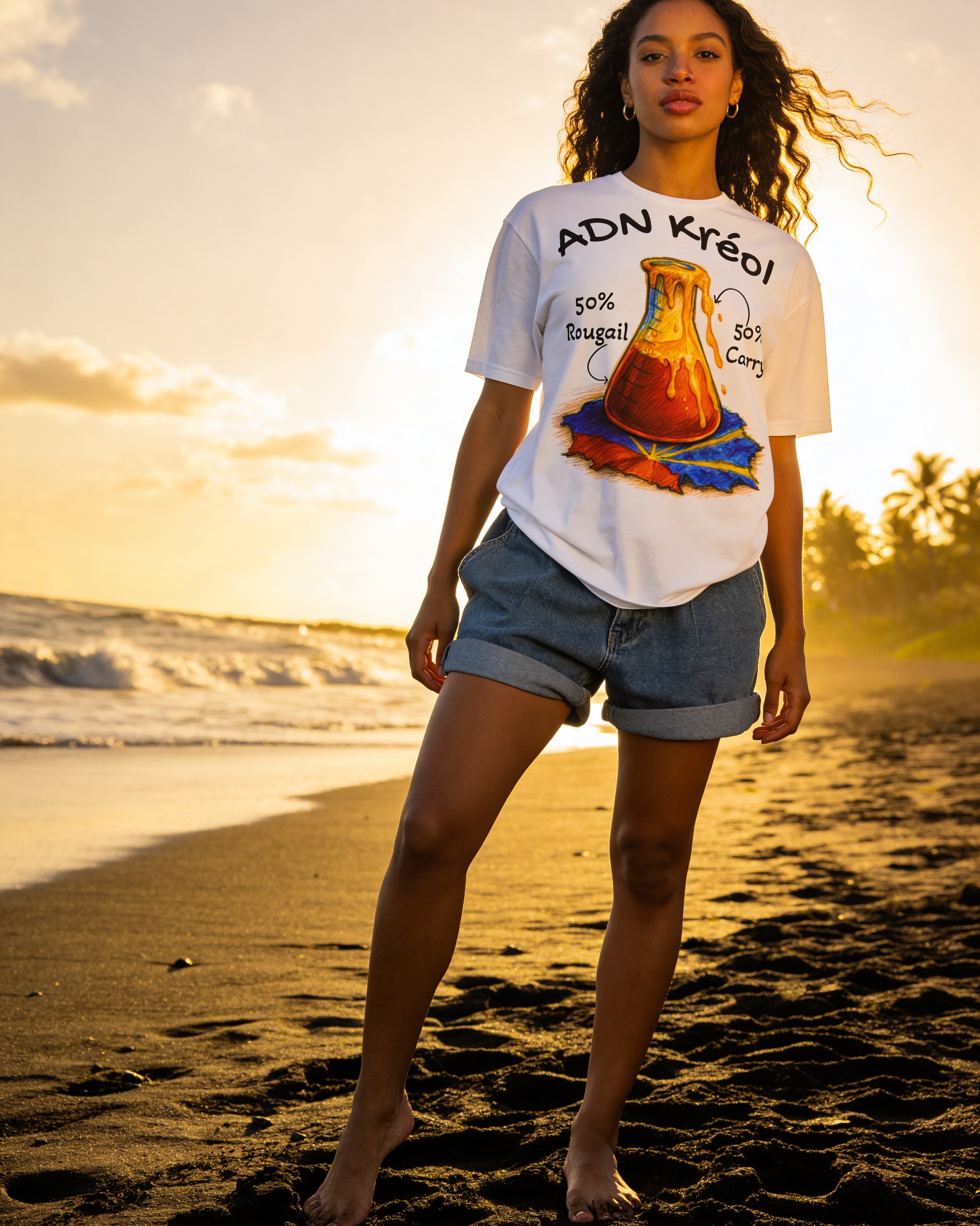 GRAN GUÈL - 100%  La Réunion - T-Shirt unisexe - "ADN KRÉOL"