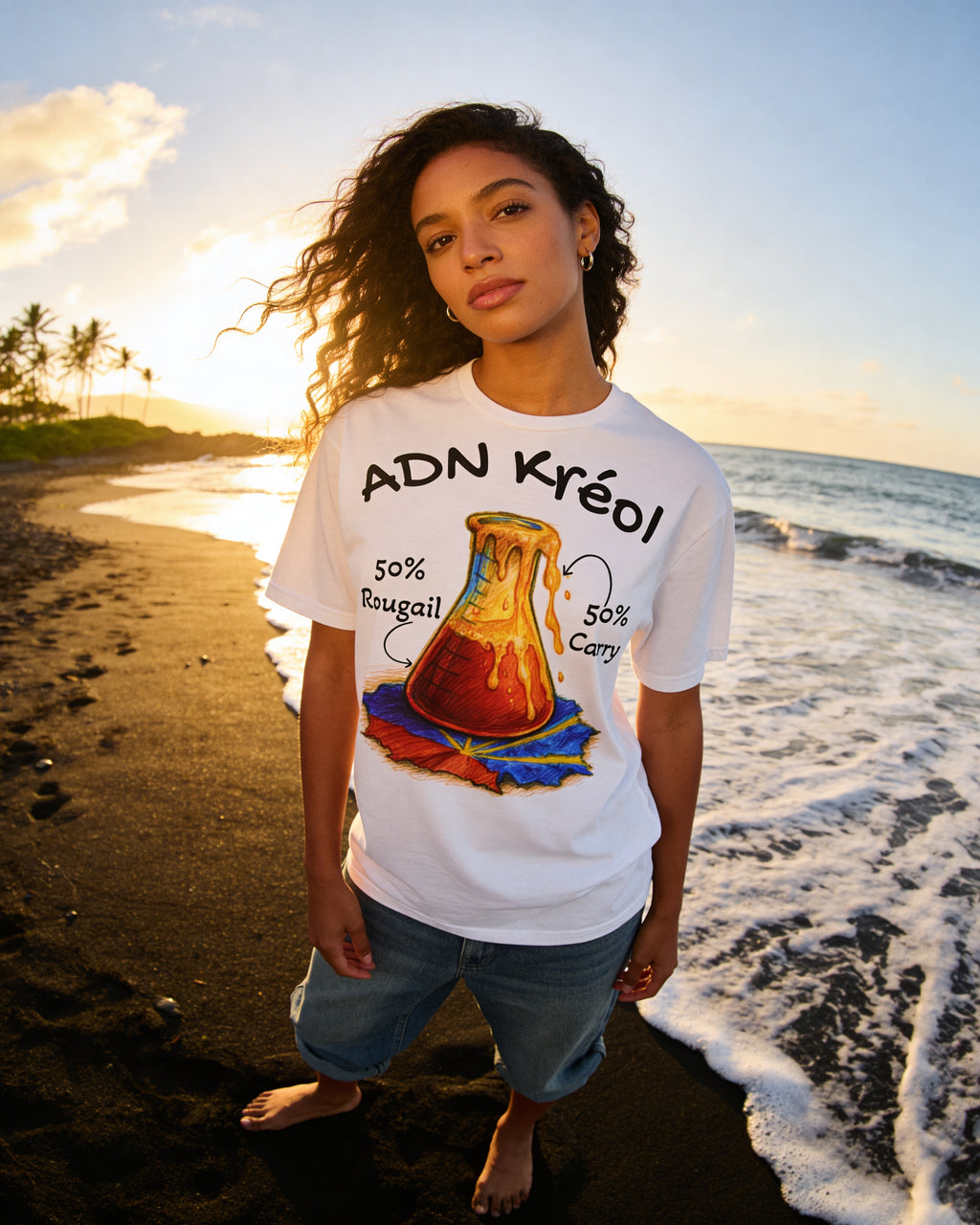 GRAN GUÈL - 100%  La Réunion - T-Shirt unisexe - "ADN KRÉOL"