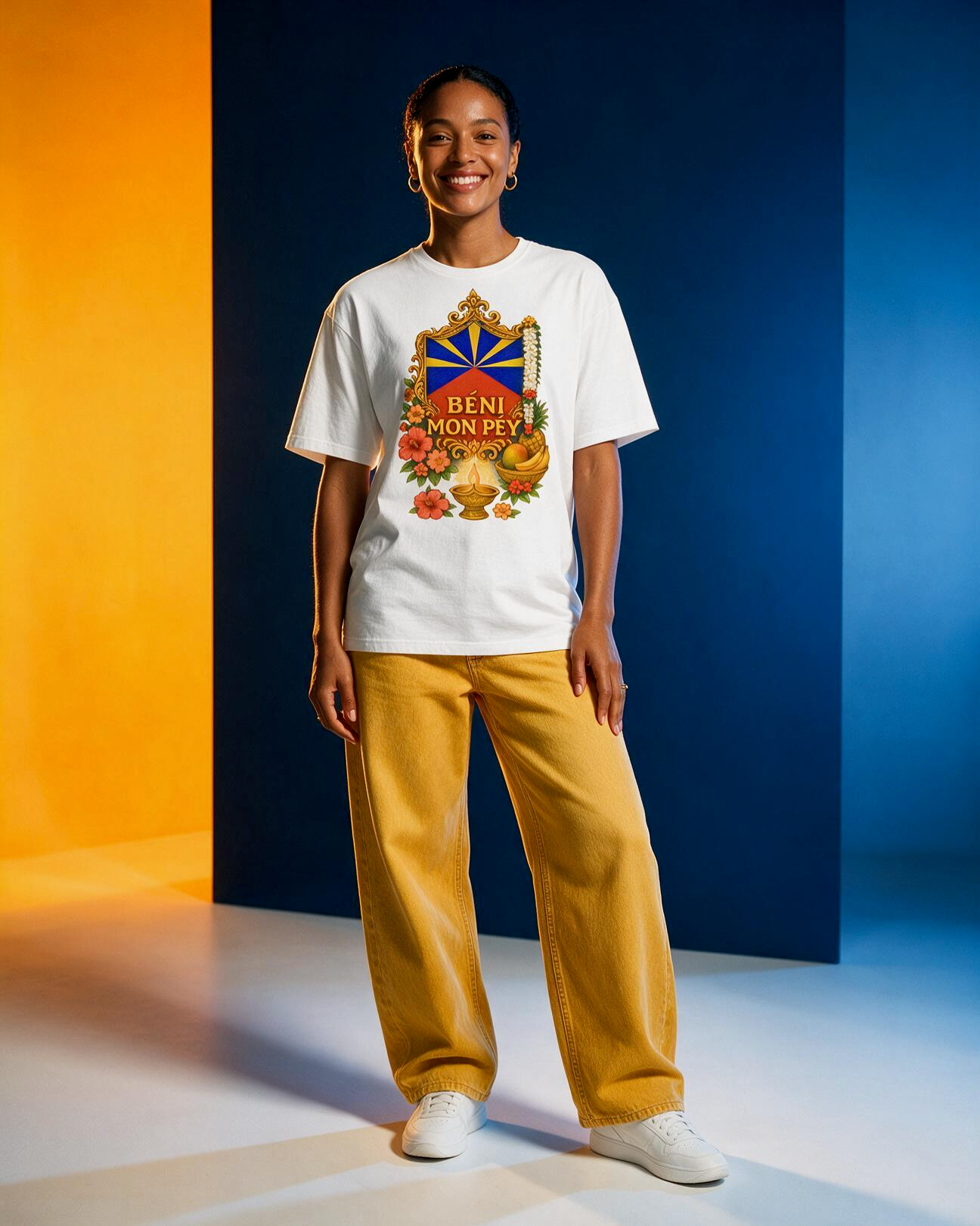 GRAN GUÈL - 100%  La Réunion - T-Shirt unisexe - "BÉNI MON PÉY"
