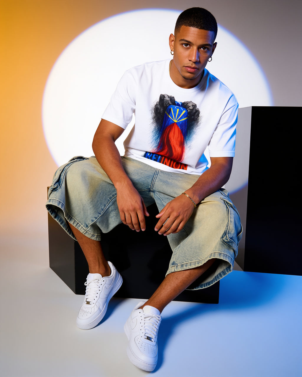 GRAN GUÈL - 100%  La Réunion - T-Shirt unisexe - "CASCADE"
