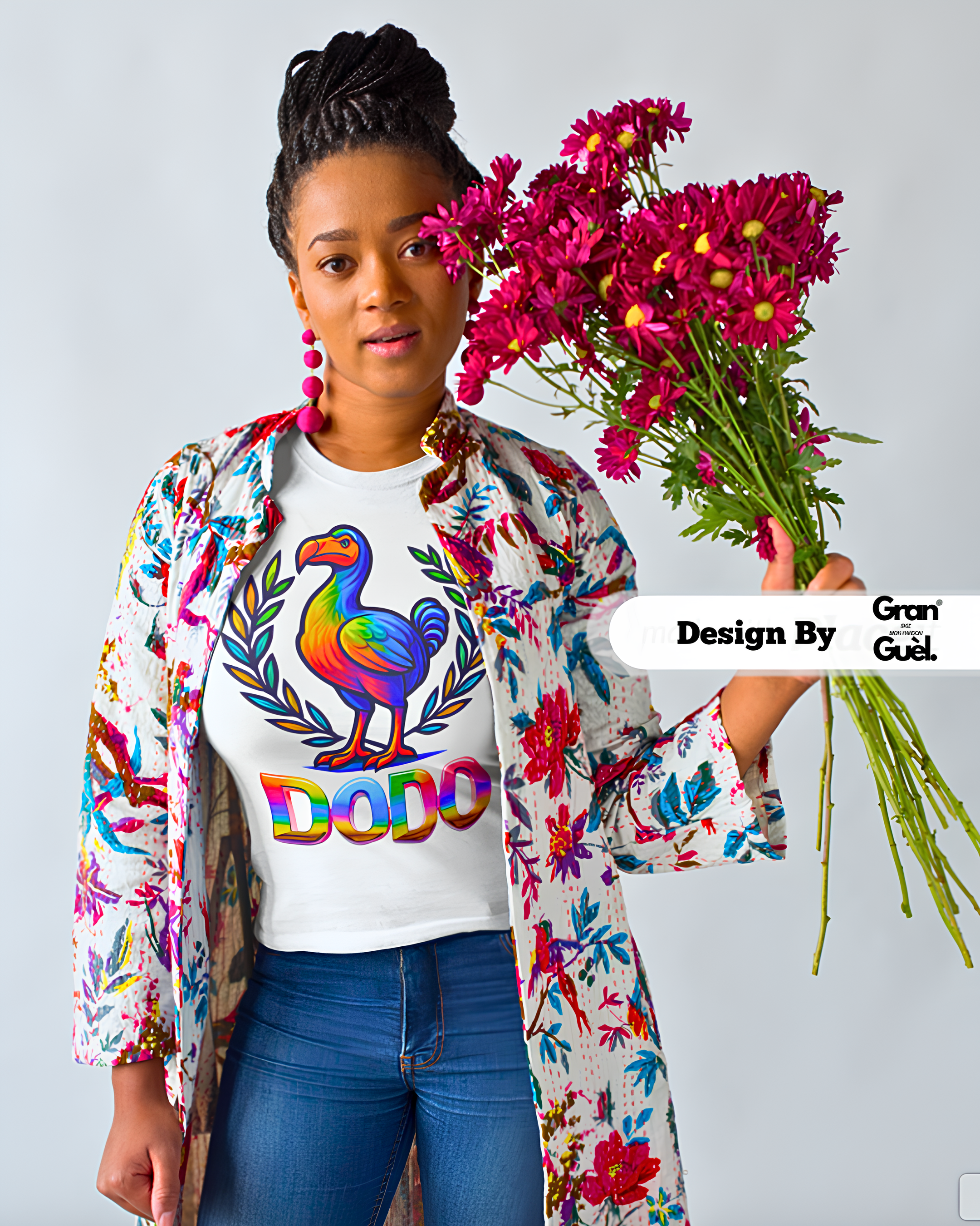 GRAN GUÈL - 100%  La Réunion - T-Shirt unisexe - Imprimé "DODO (2)"