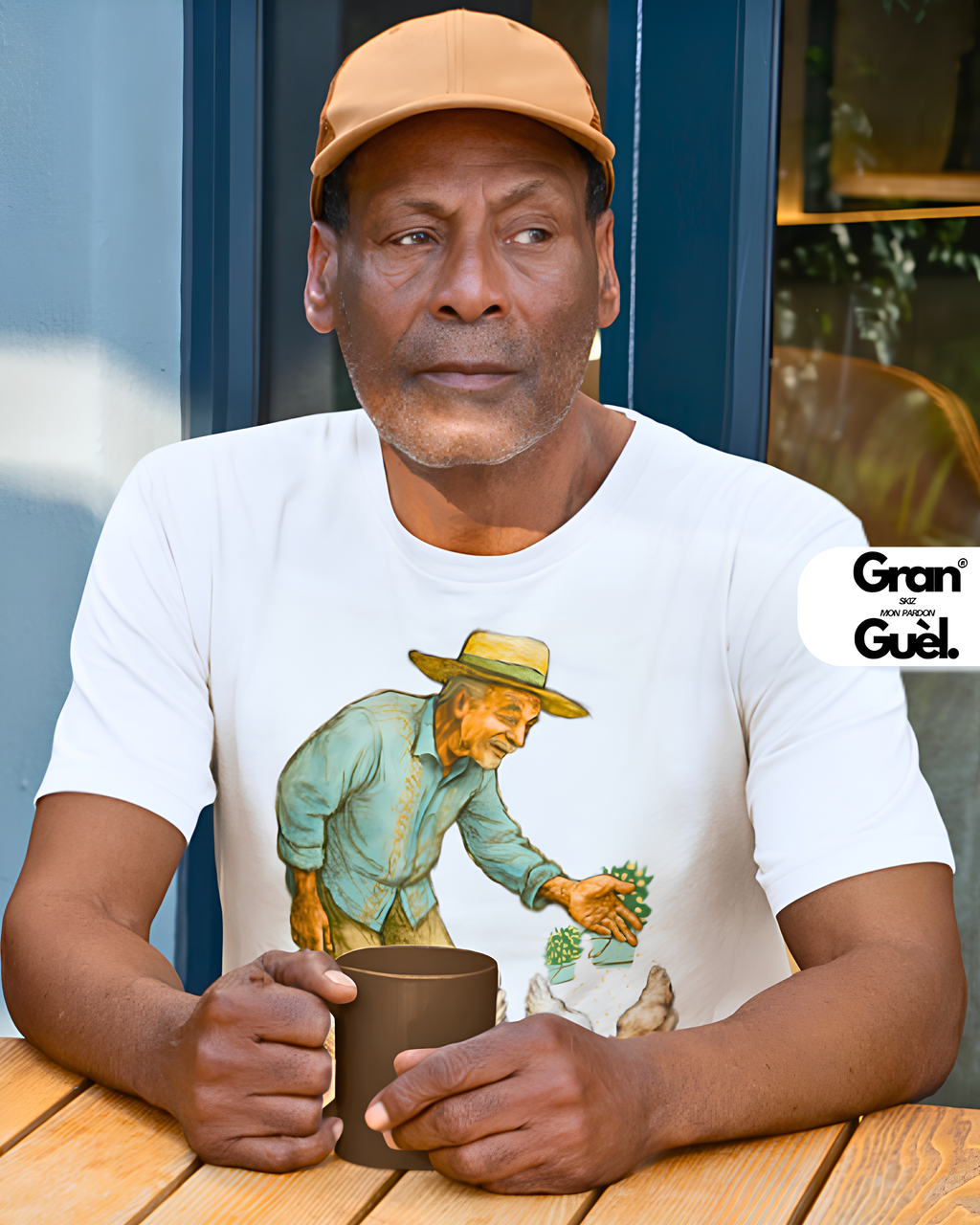 GRAN GUÈL - 100% MALOYA - T-Shirt unisexe - Imprimé "LONTAN"
