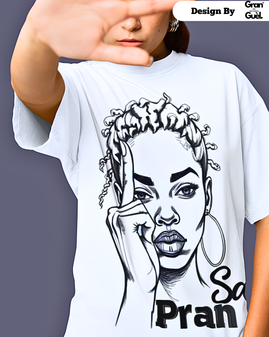 GRAN GUÈL - ZÉNÈSS ENDÉMIK - T-Shirt Unisexe - Imprimé "PRAN SA"