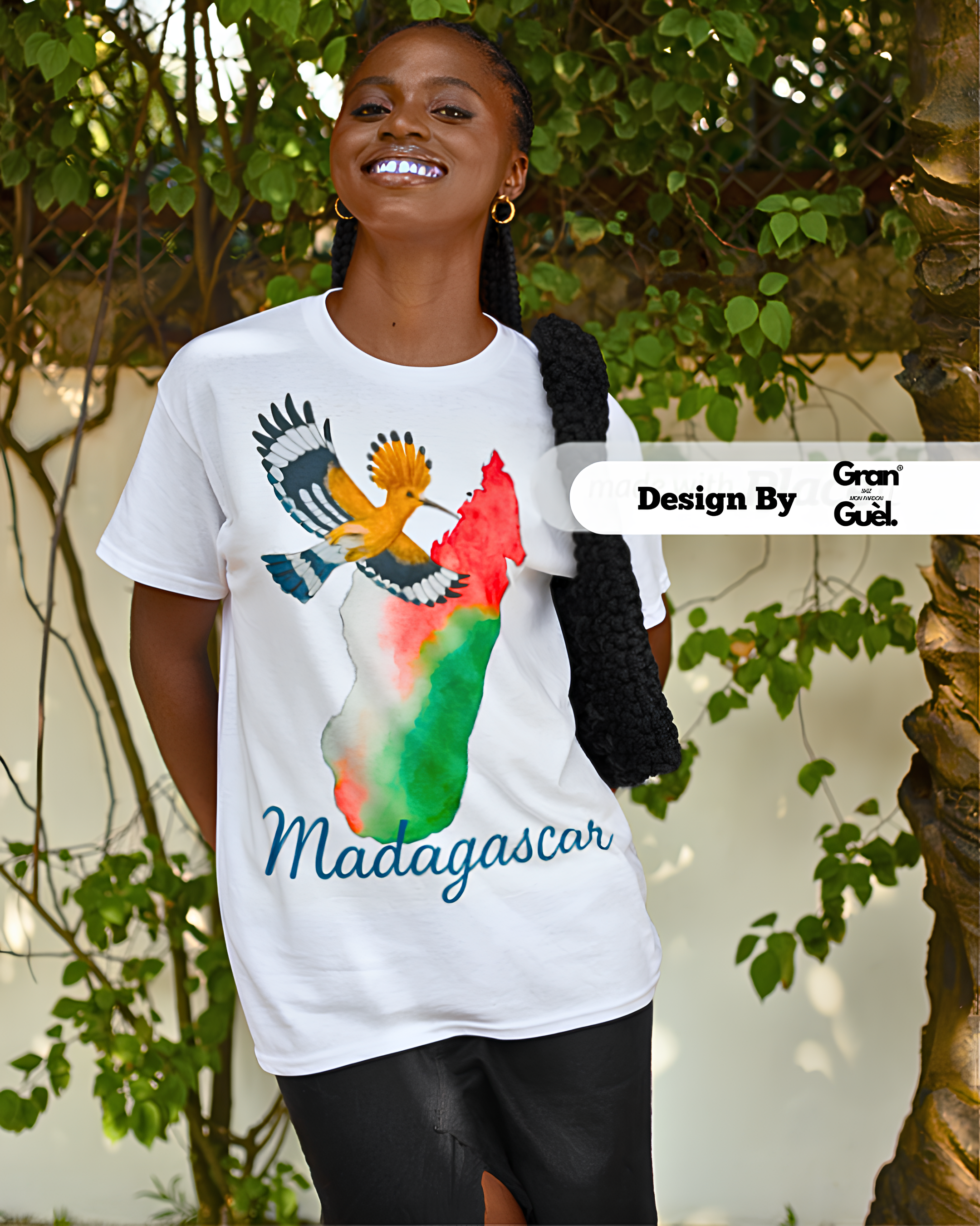 GRAN GUÈL - MADAGASCAR - T-Shirt unisexe - Imprimé "MADAGASCAR"