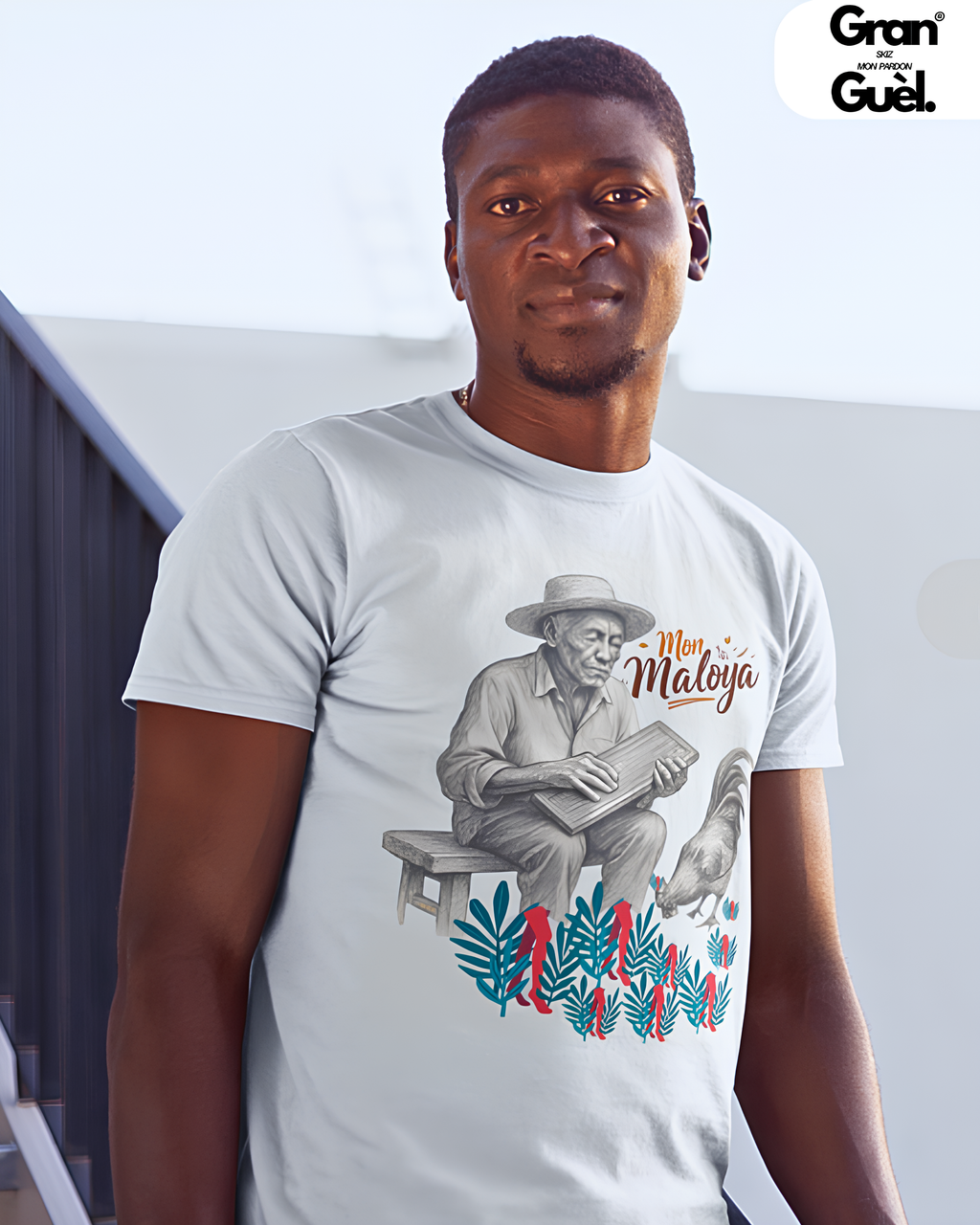 GRAN GUÈL - 100% MALOYA - T-Shirt unisexe - Imprimé "MON MALOYA"