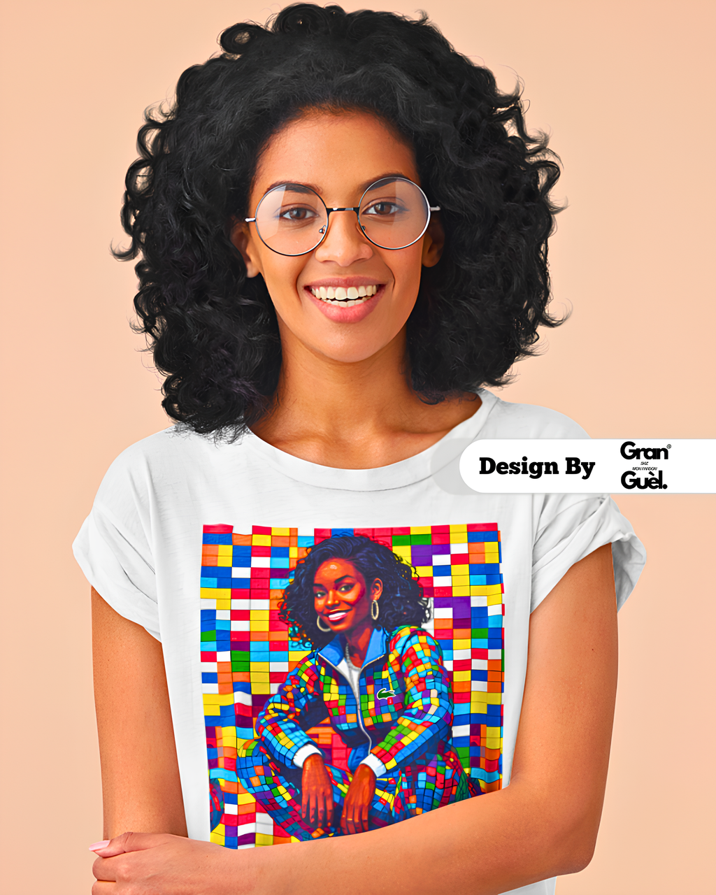 GG - 100%  La Réunion - T-Shirt unisexe - Imprimé "KAFRINE (ST)"