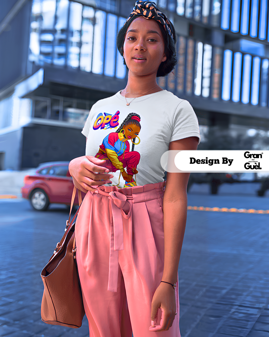 GG - 100%  La Réunion - T-Shirt unisexe - Imprimé "OPÉ"