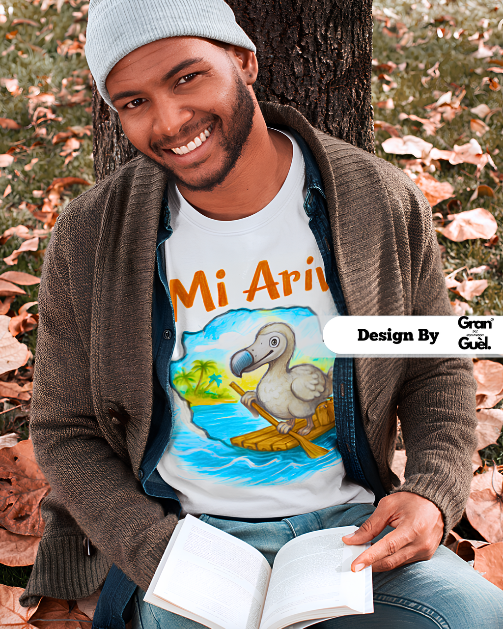 GRAN GUÈL - ENDÉMIK - T-Shirt Unisexe - Imprimé "MI ARIV"