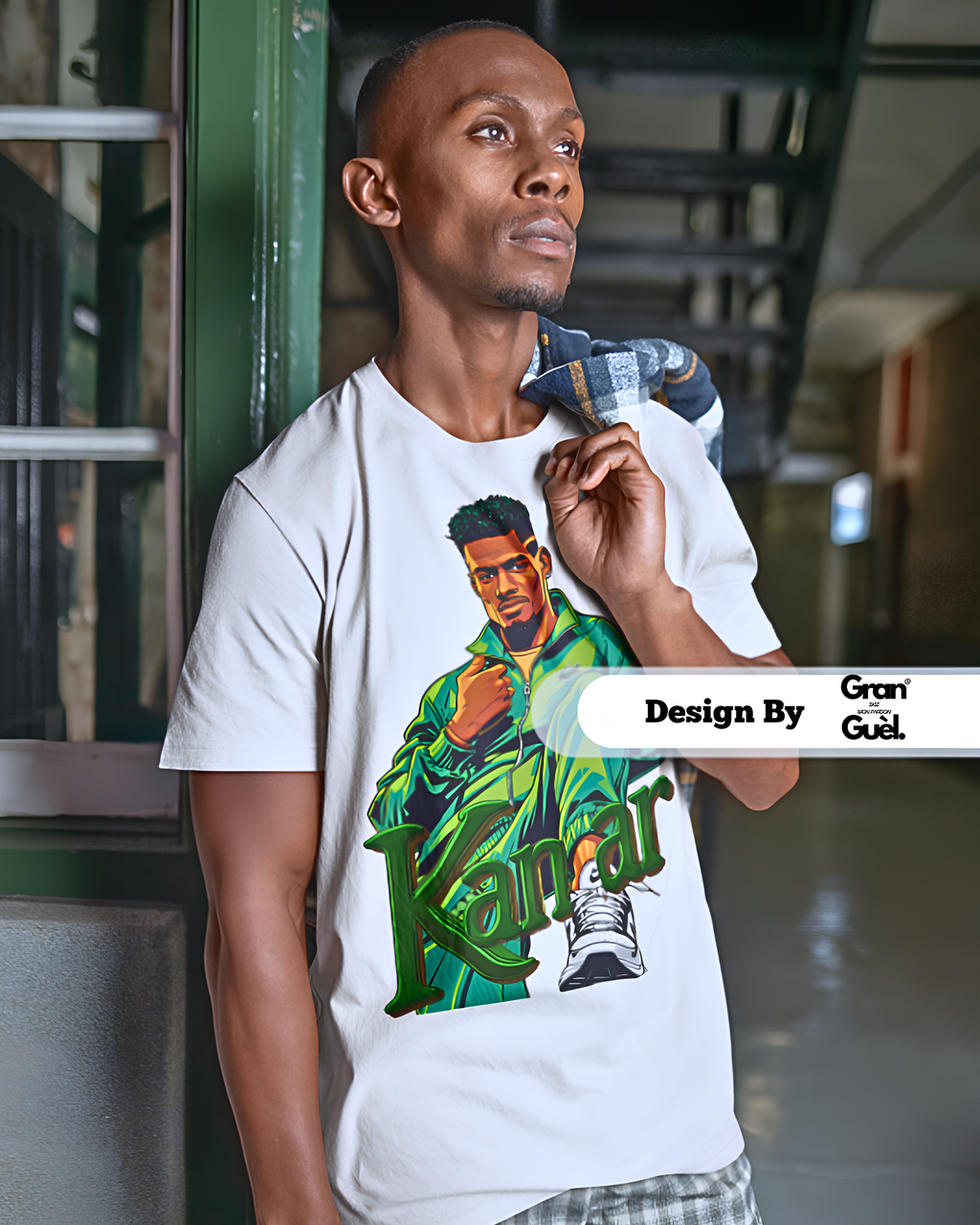 GRAN GUÈL - ZÉNÈSS ENDÉMIK - T-Shirt Unisexe - Imprimé "KANIAR"