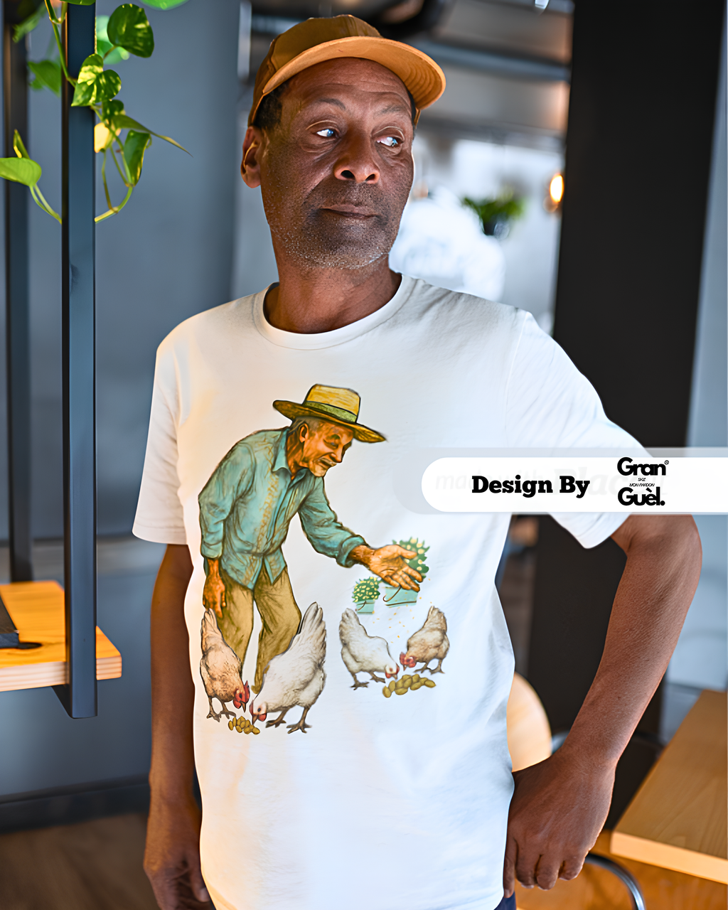 GRAN GUÈL - 100% MALOYA - T-Shirt unisexe - Imprimé "LONTAN"