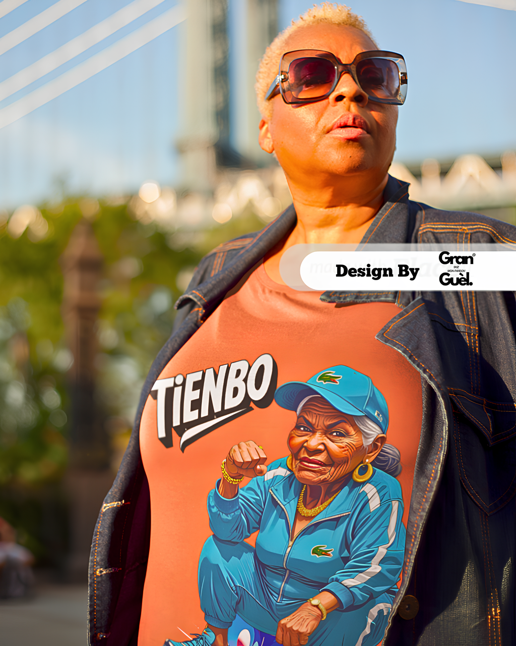 GRAN GUÈL - ZÉNÈSS - T-Shirt unisexe - Imprimé "TIENBO"