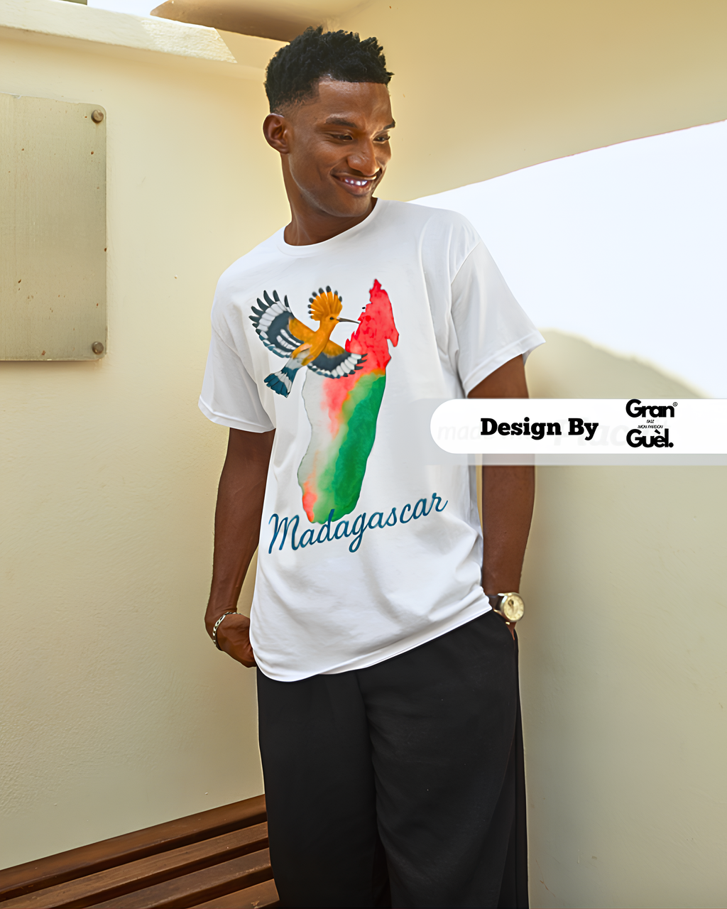 GRAN GUÈL - MADAGASCAR - T-Shirt unisexe - Imprimé "MADAGASCAR"