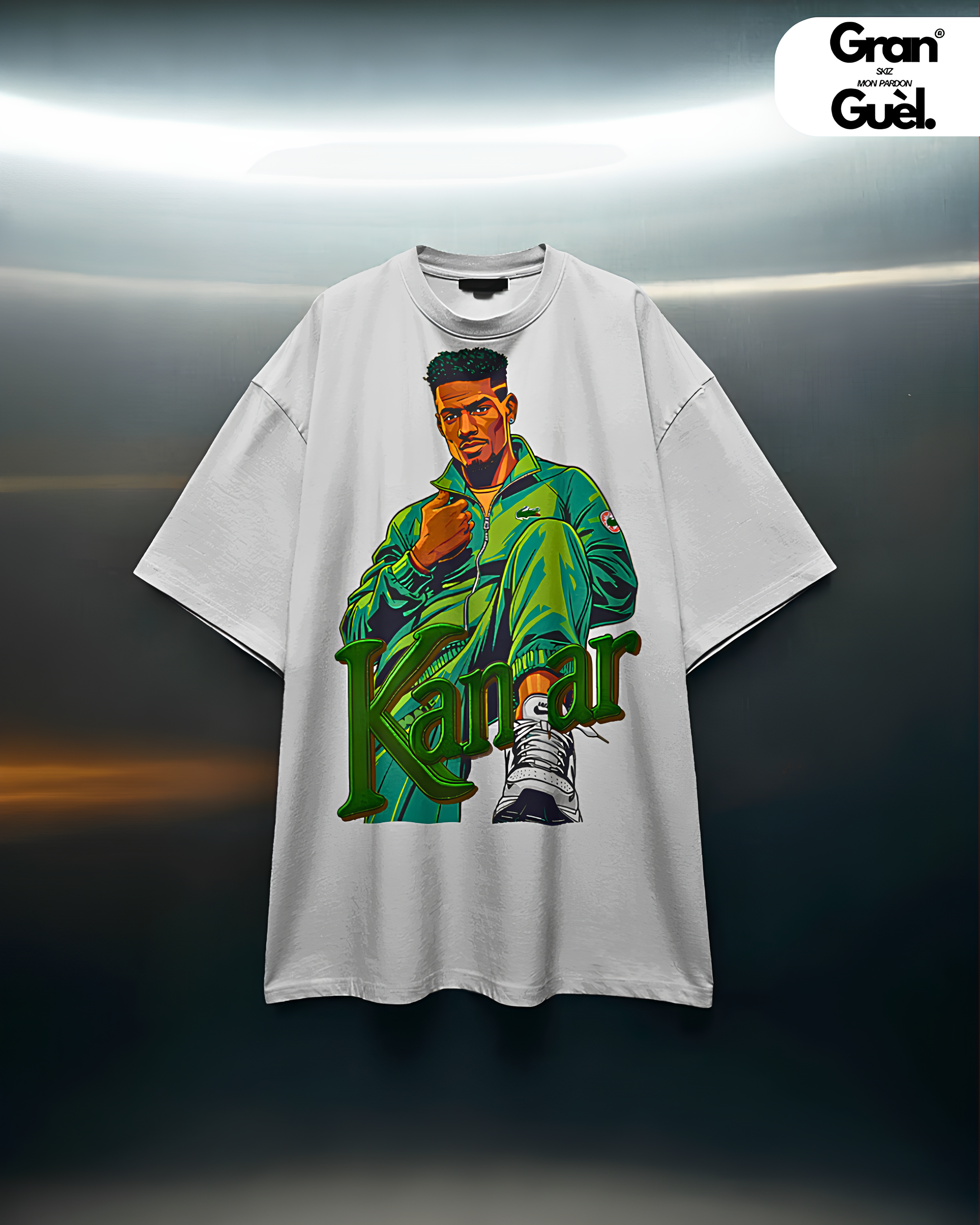 GRAN GUÈL - ZÉNÈSS ENDÉMIK - T-Shirt Unisexe - Imprimé "KANIAR"